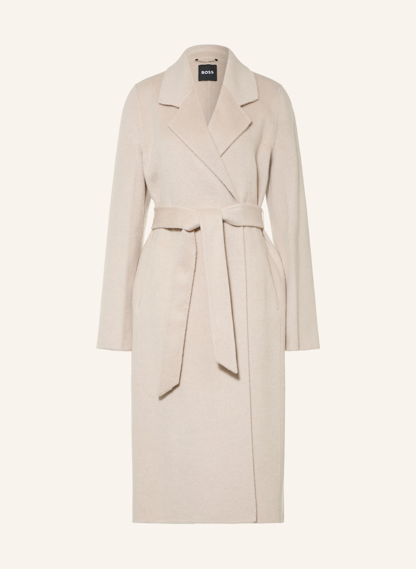 BOSS Manteau en laine COTAZ: BEIGE