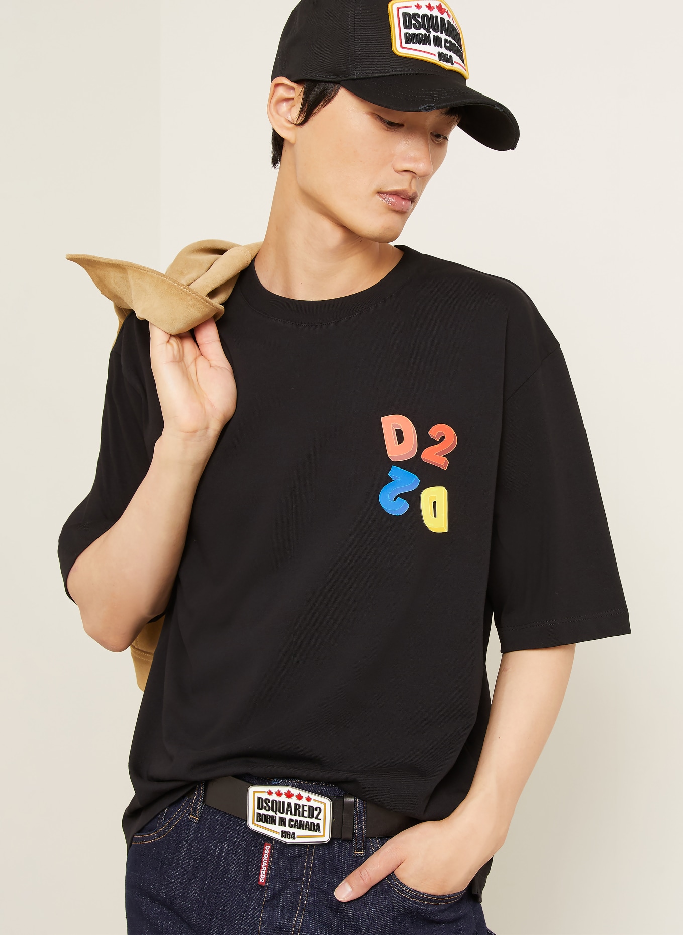 DSQUARED2 T-shirt: SVART