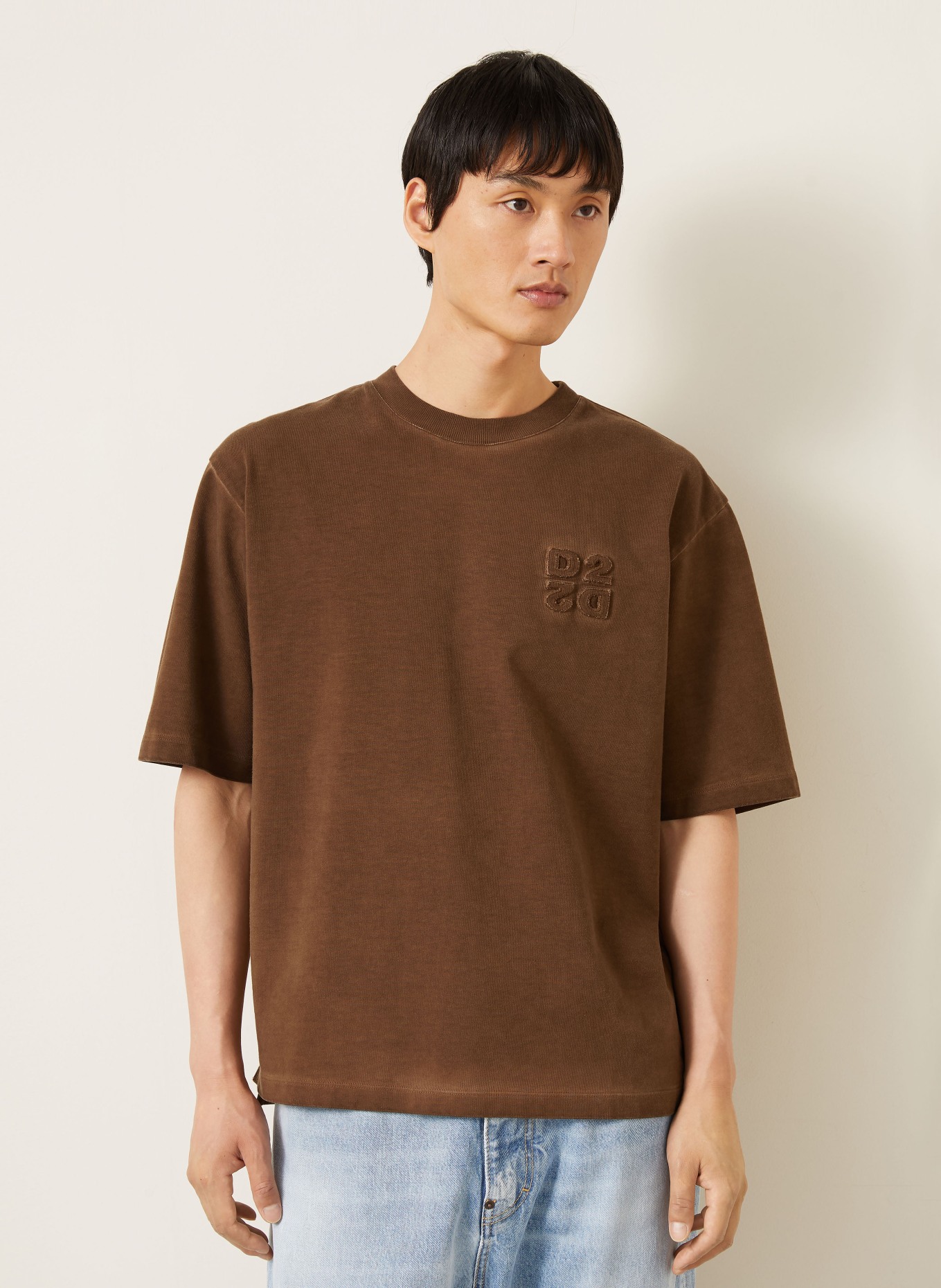 DSQUARED2 T-shirt: SORT / RØD