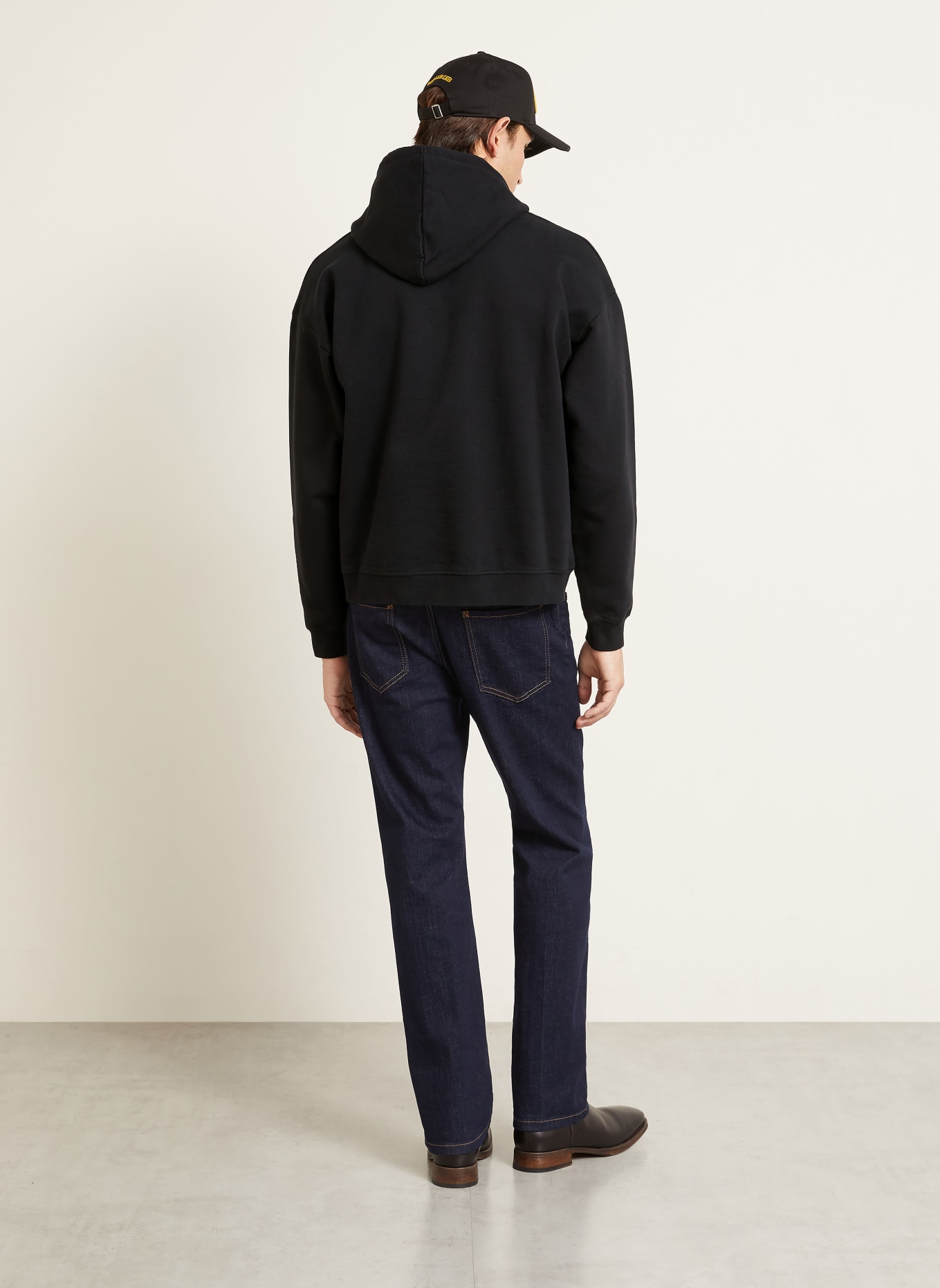 DSQUARED2 Hoodie: ZWART / ROOD / DONKERBLAUW