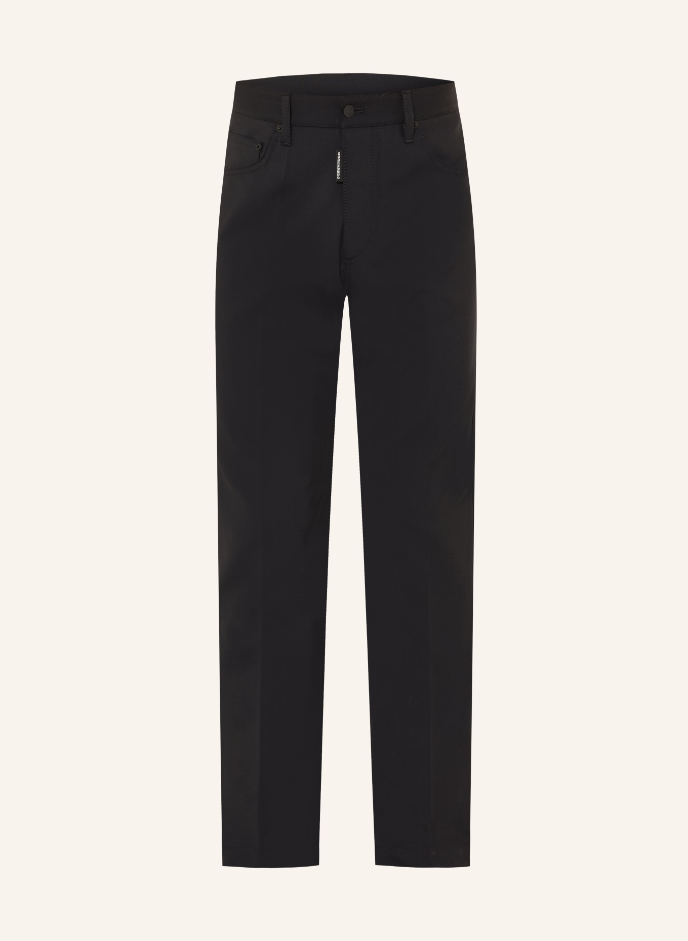 DSQUARED2 Chino Tailored Fit: ZWART