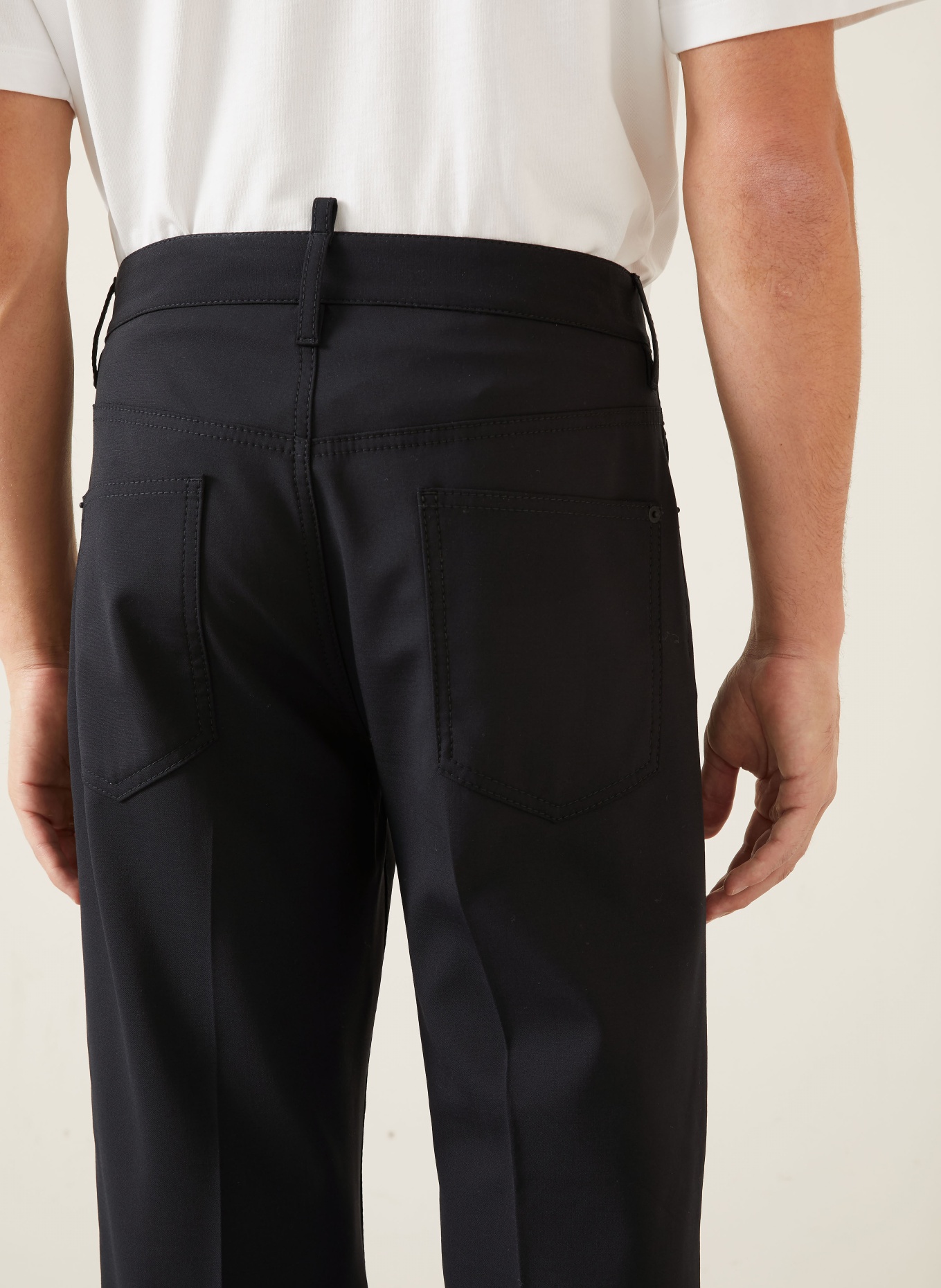 DSQUARED2 Chino Tailored Fit: ZWART