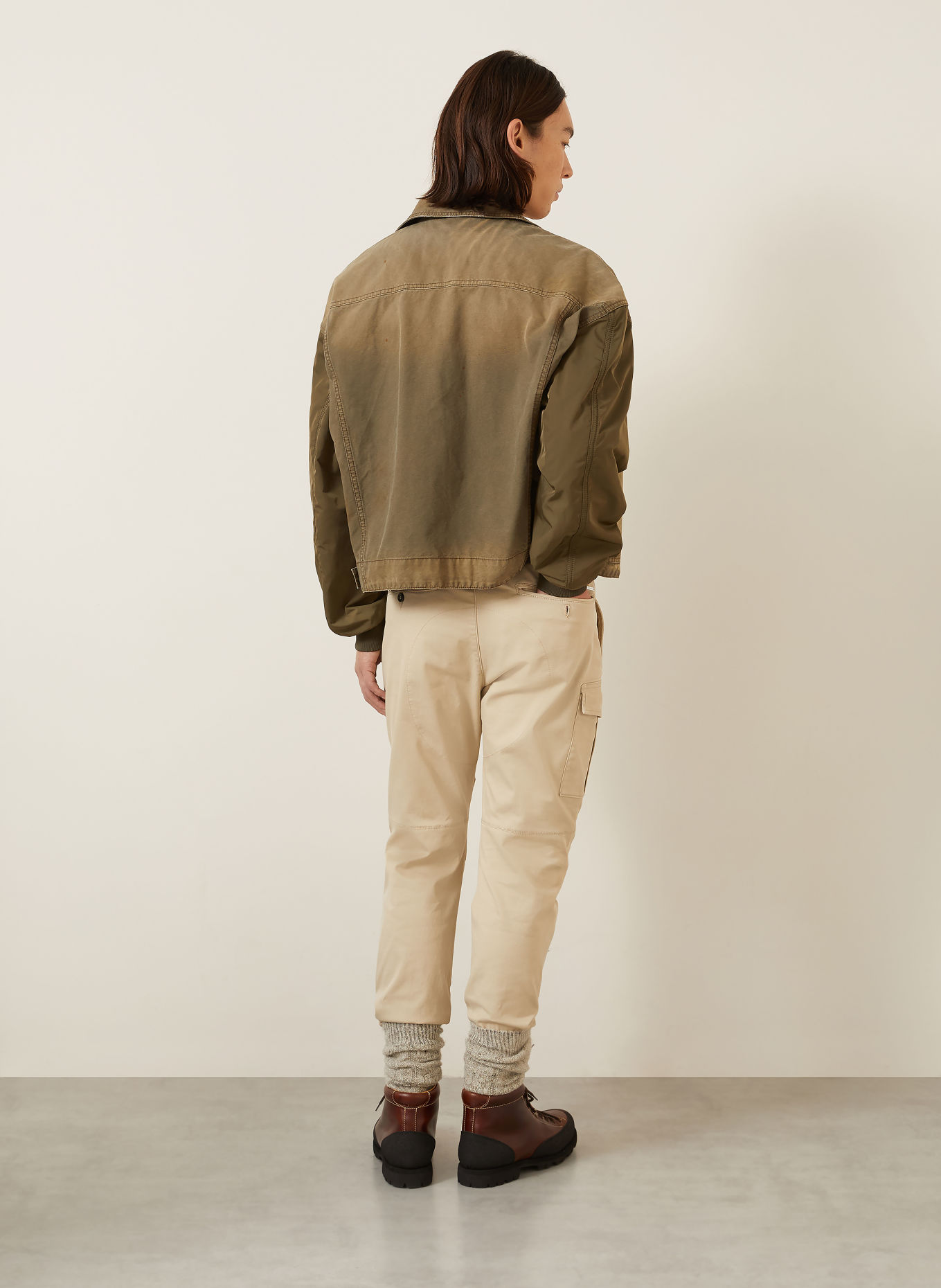 DSQUARED2 Pantalon cargo coupe extra slim: CHAMEAU