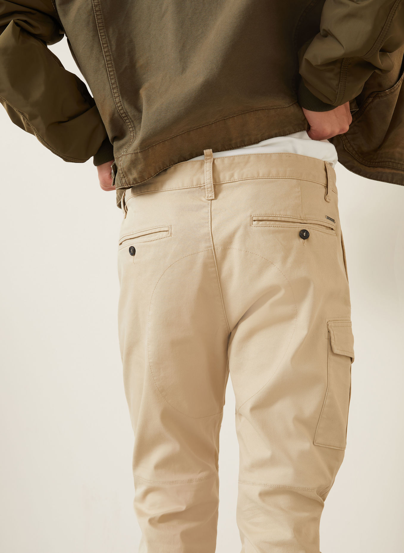 DSQUARED2 Pantalon cargo coupe extra slim: CHAMEAU