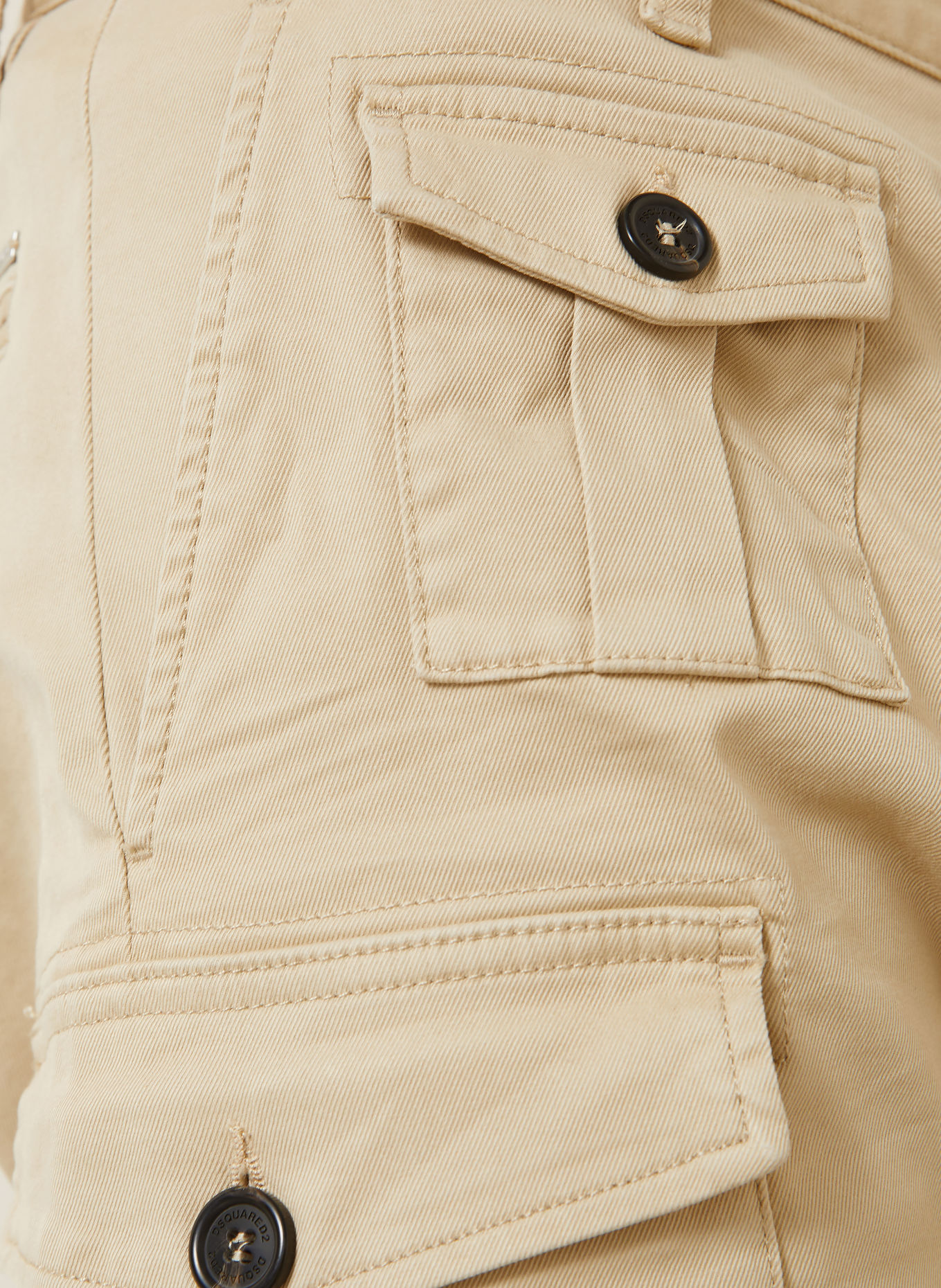DSQUARED2 Pantalon cargo coupe extra slim: CHAMEAU