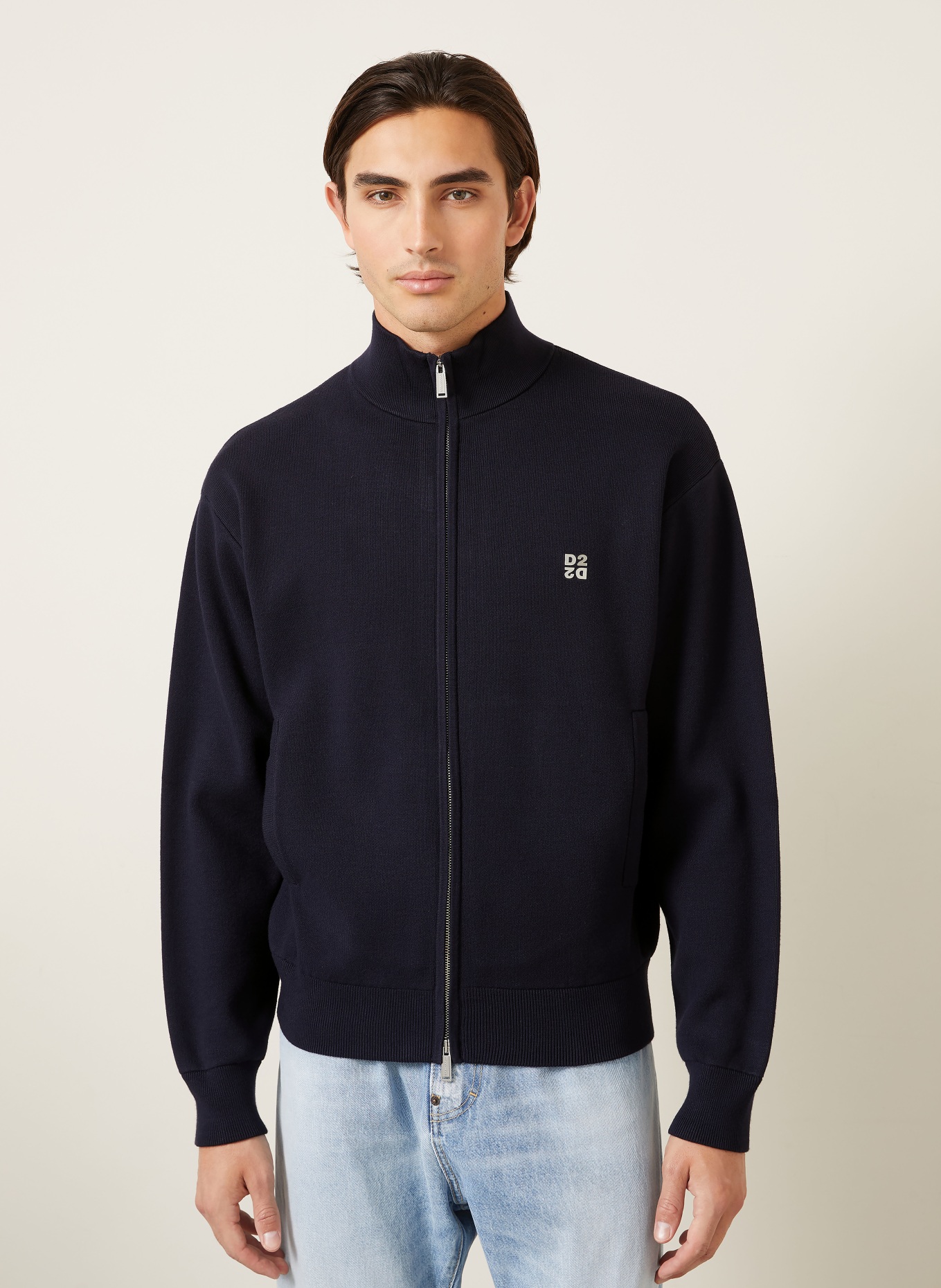 DSQUARED2 Vest: DONKERBLAUW