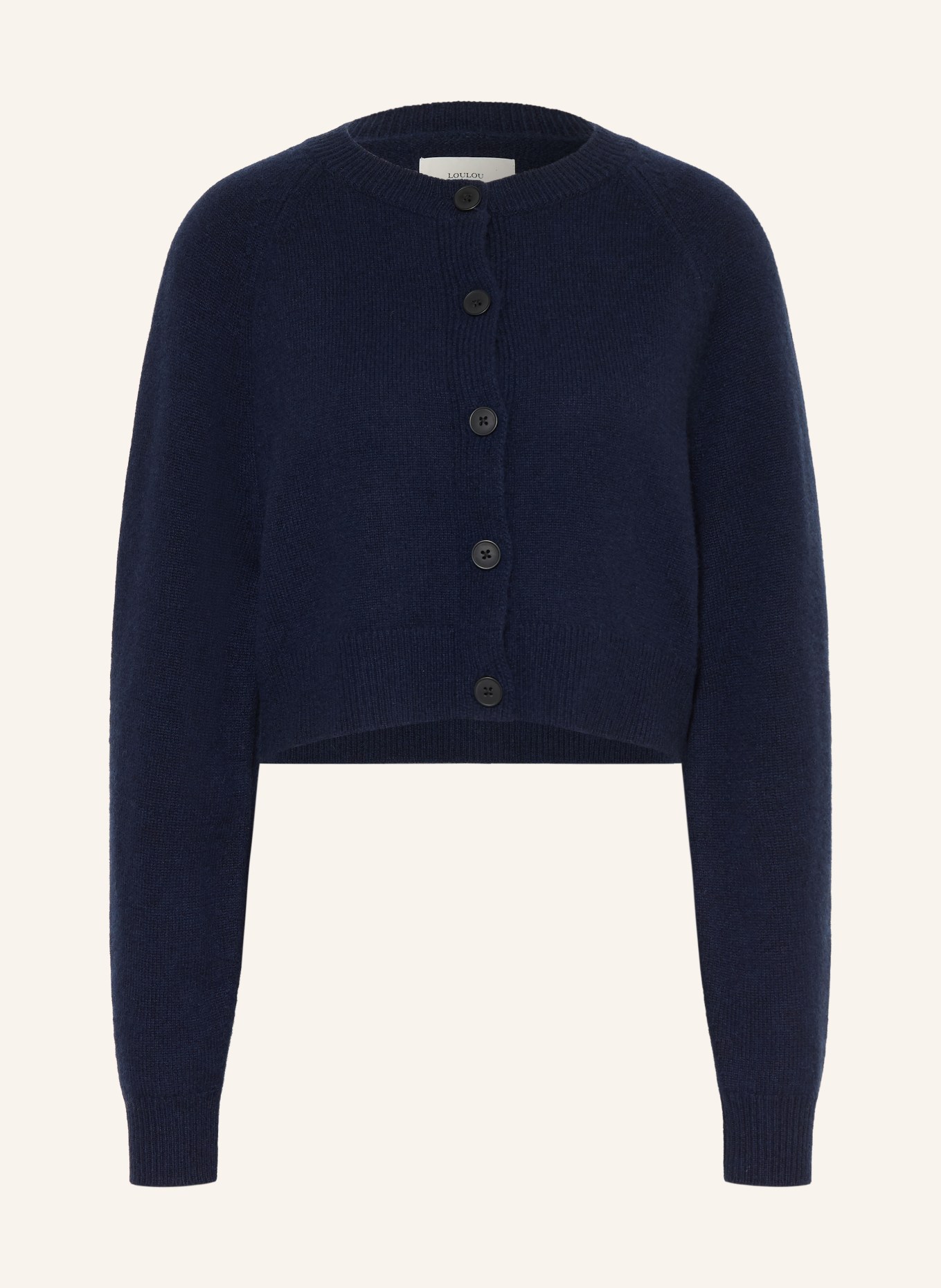 LOULOU DE SAISON HEIKE Cashmere Cardigan: DARK BLUE