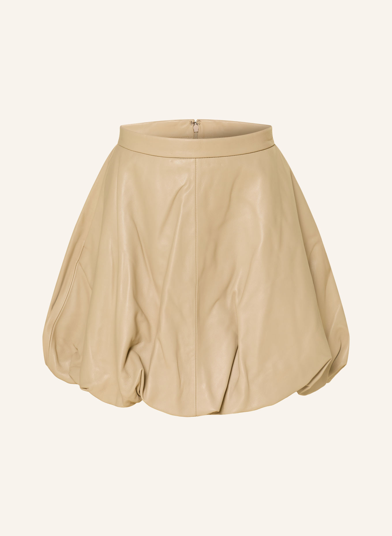 BY MALENE BIRGER Leren rok BREY: BEIGE