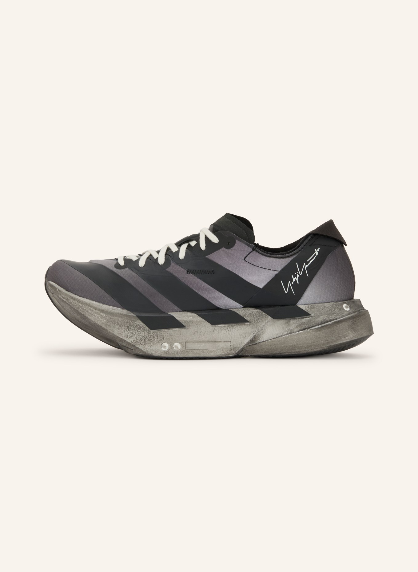 Y-3 Laufschuhe Y-3 ADIOS PRO 4: SCHWARZ / GRAU