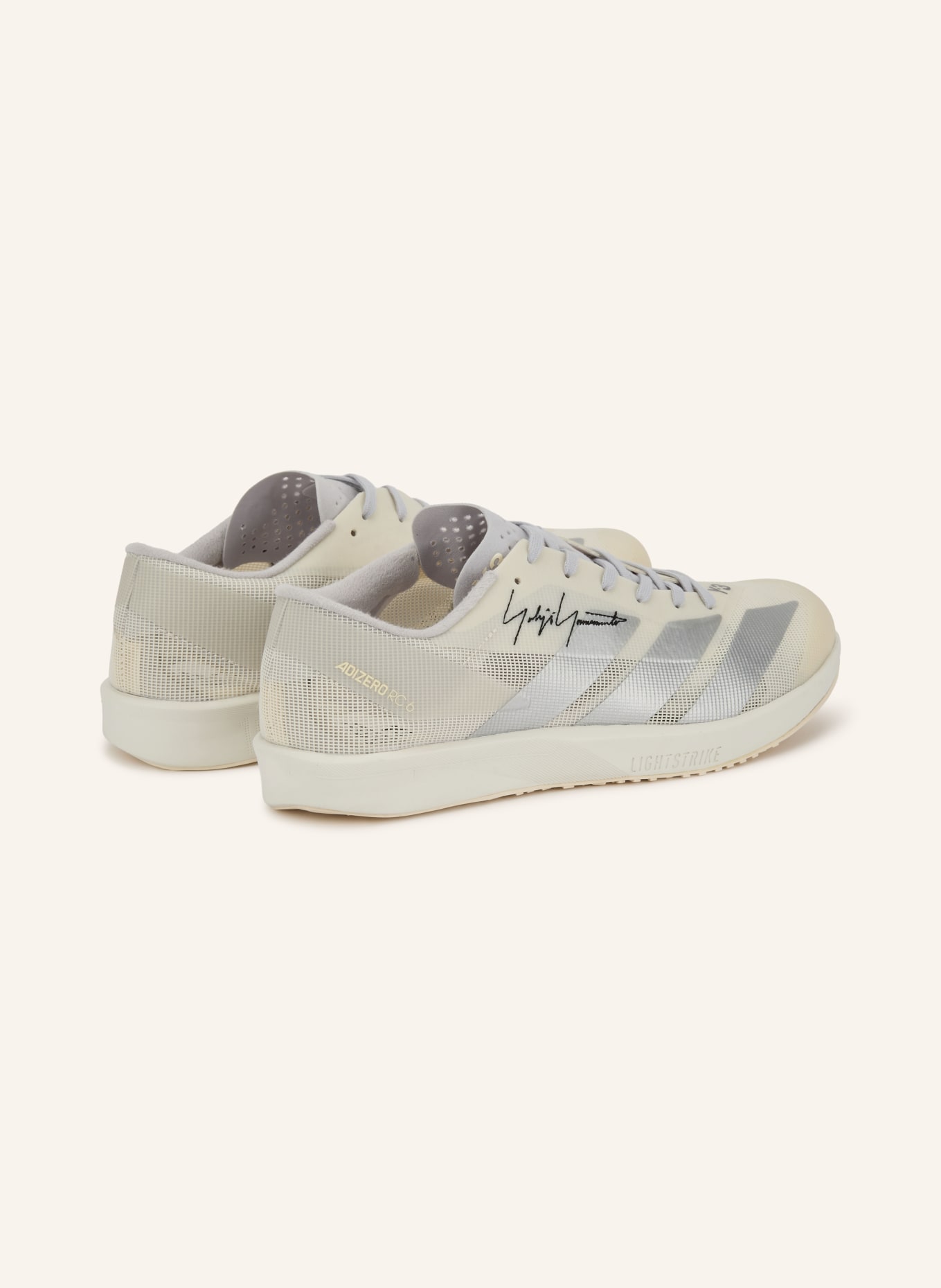 Y-3 Chaussures de course Y-3 ADIZERO RC6: BLANC / ARGENT