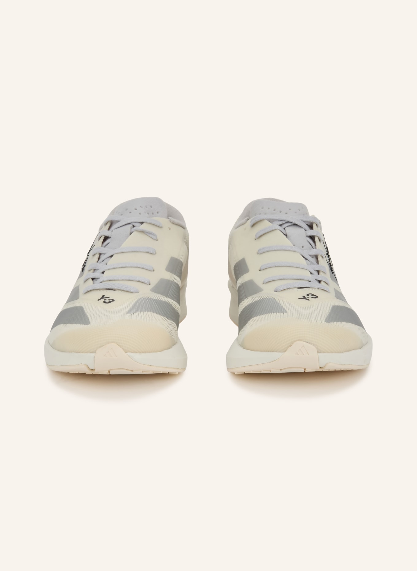 Y-3 Chaussures de course Y-3 ADIZERO RC6: BLANC / ARGENT