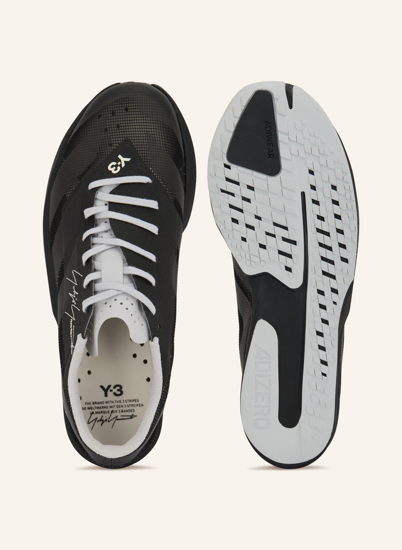 Y-3 Laufschuhe Y-3 ADIZERO RC6: SCHWARZ / HELLGRAU