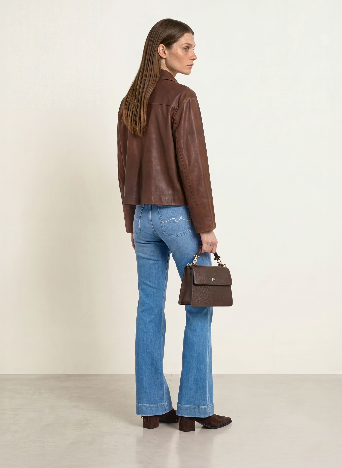 lilienfels Leder-Overjacket: DUNKELBRAUN