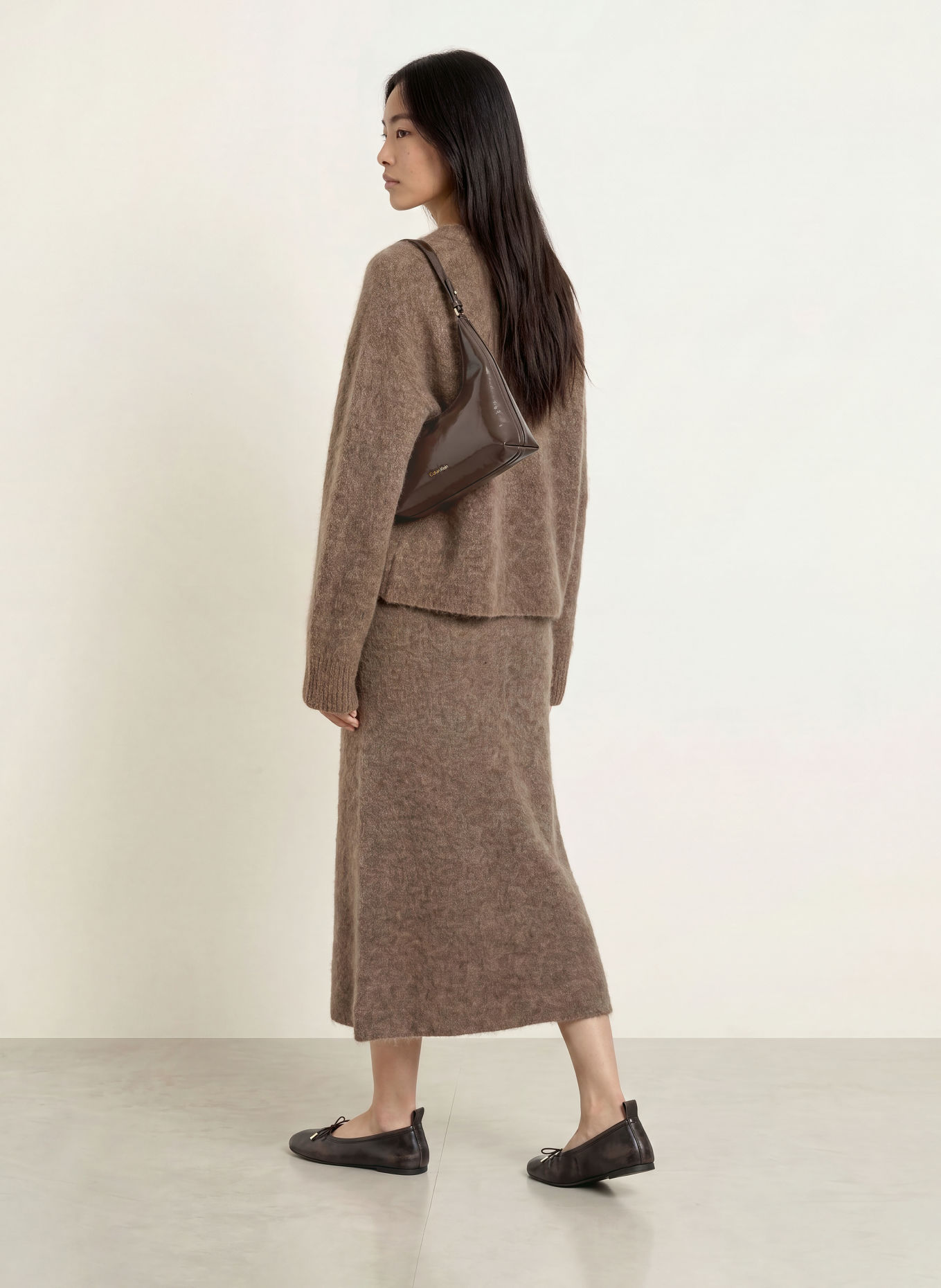 Stylein Pull NICLAS en mohair: MARRON
