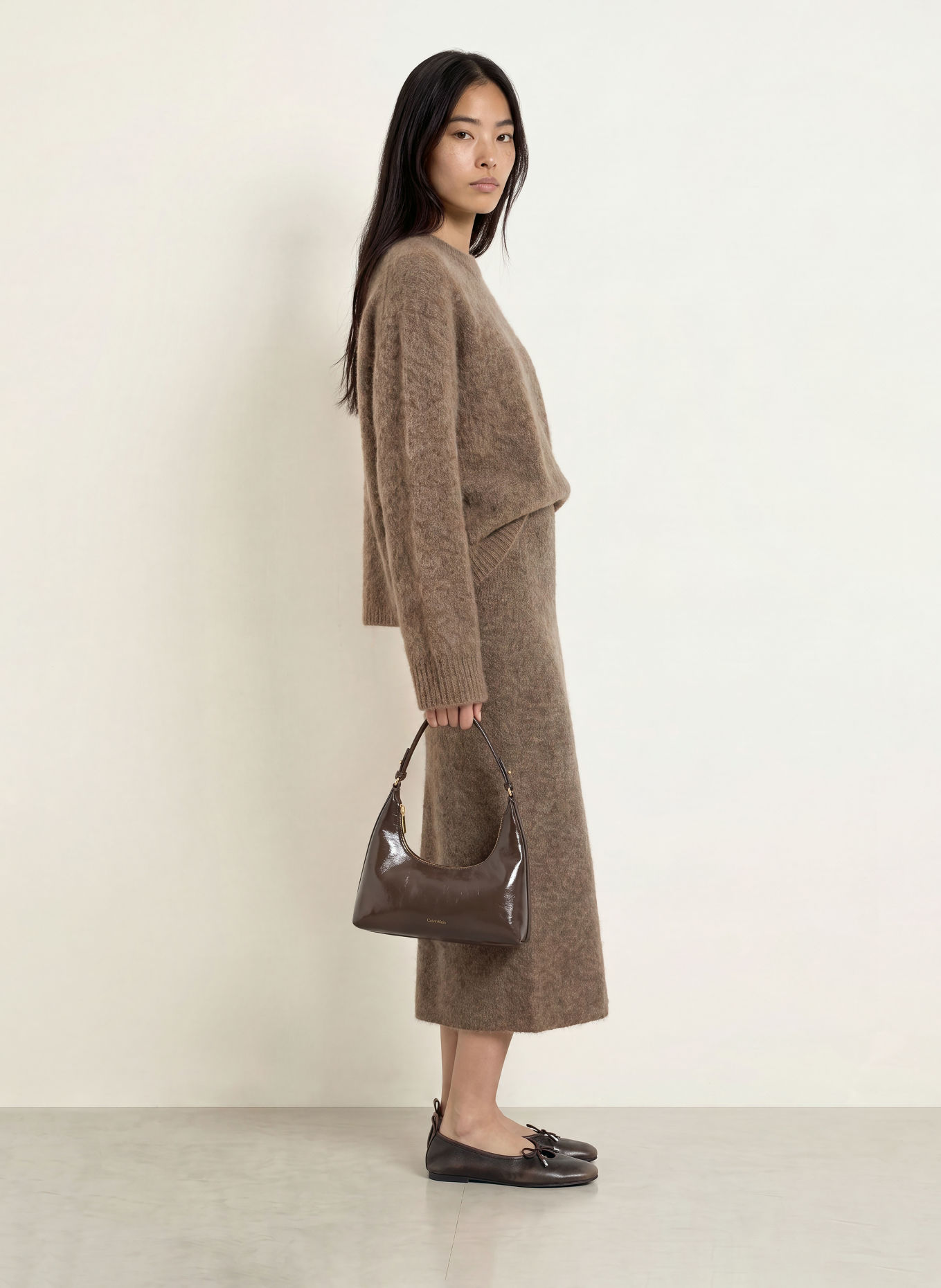 Stylein Pull NICLAS en mohair: MARRON