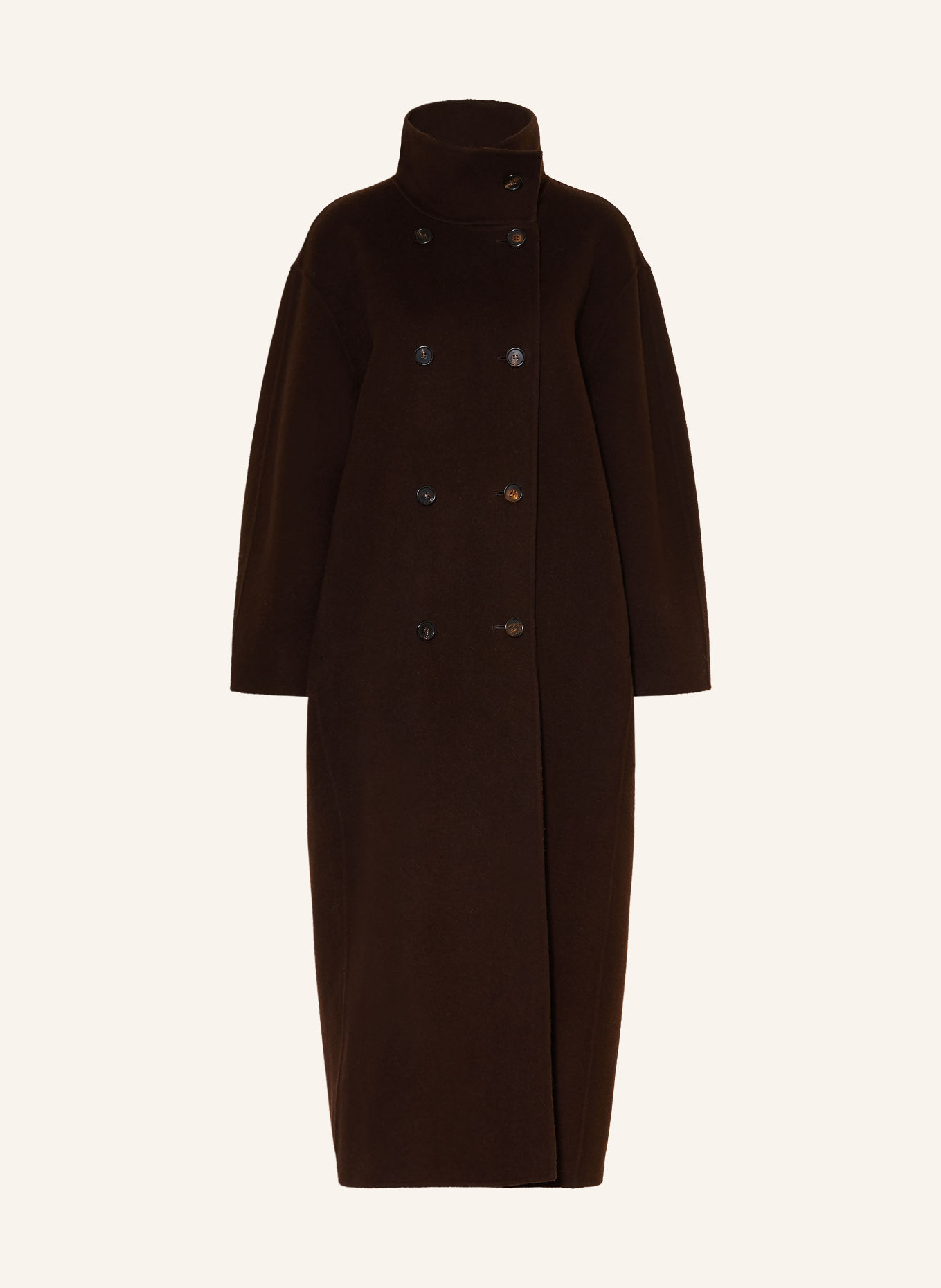 Stylein Manteau en laine TOVINO: MARRON FONCÉ
