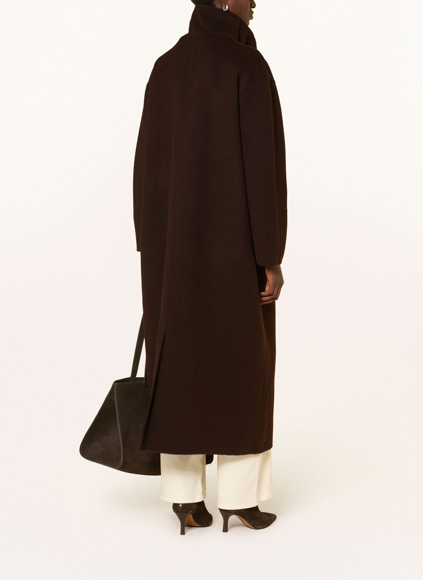 Stylein Manteau en laine TOVINO: MARRON FONCÉ