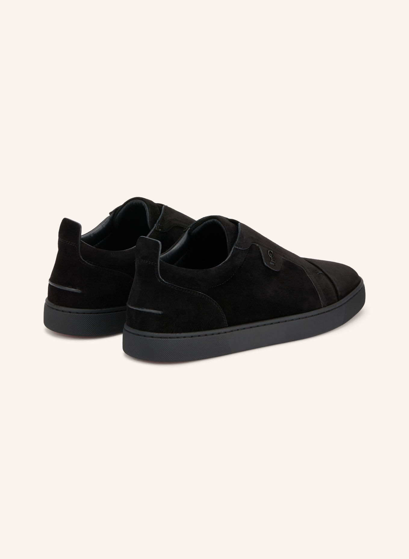 Christian Louboutin ST LOUIS Slip-on sneakers: BLACK