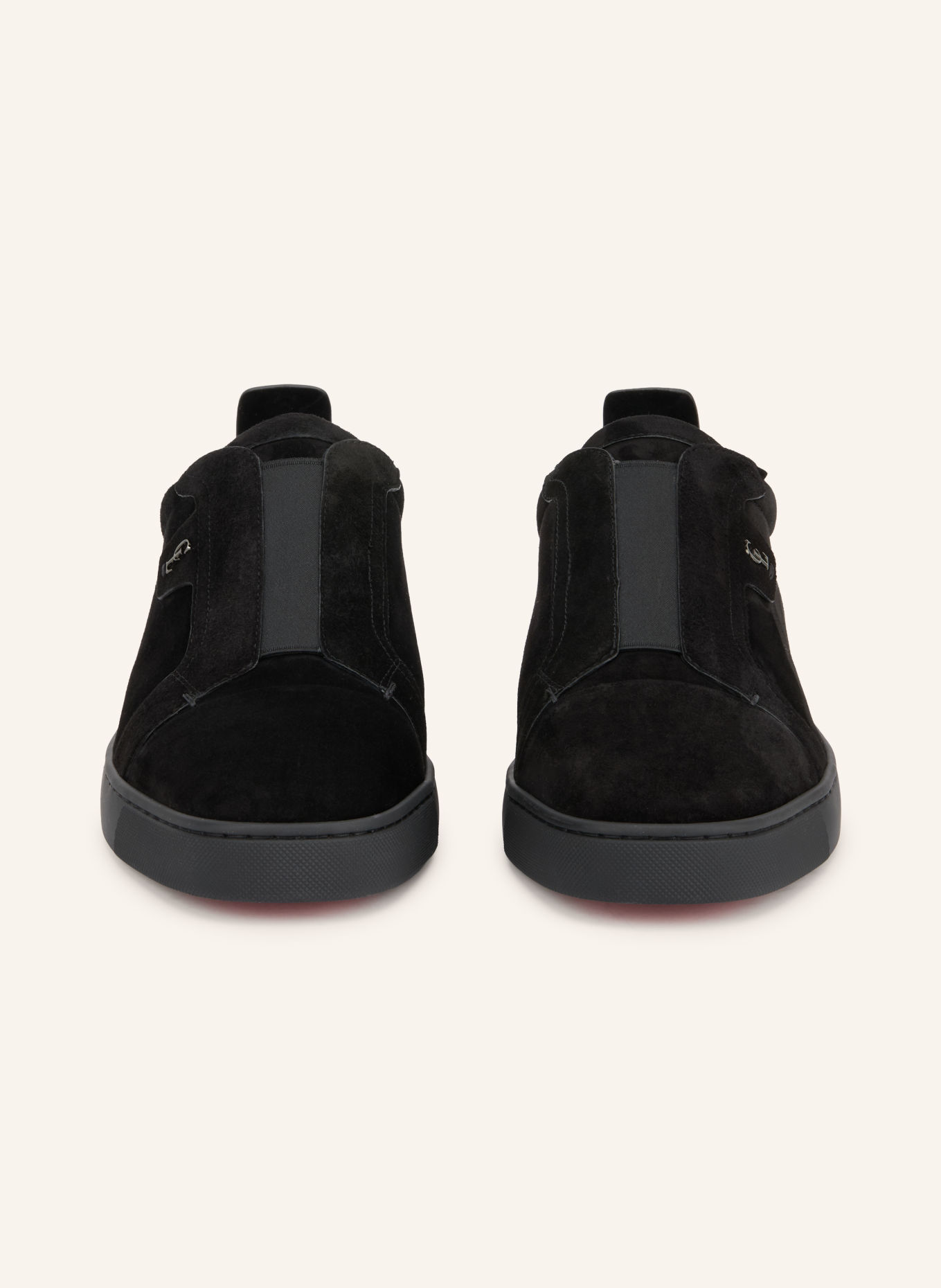 Christian Louboutin ST LOUIS Slip-on sneakers: BLACK
