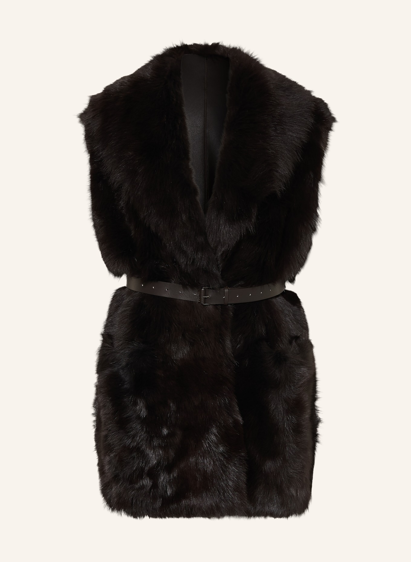 manzoni 24 Veste sans manches: MARRON FONCÉ