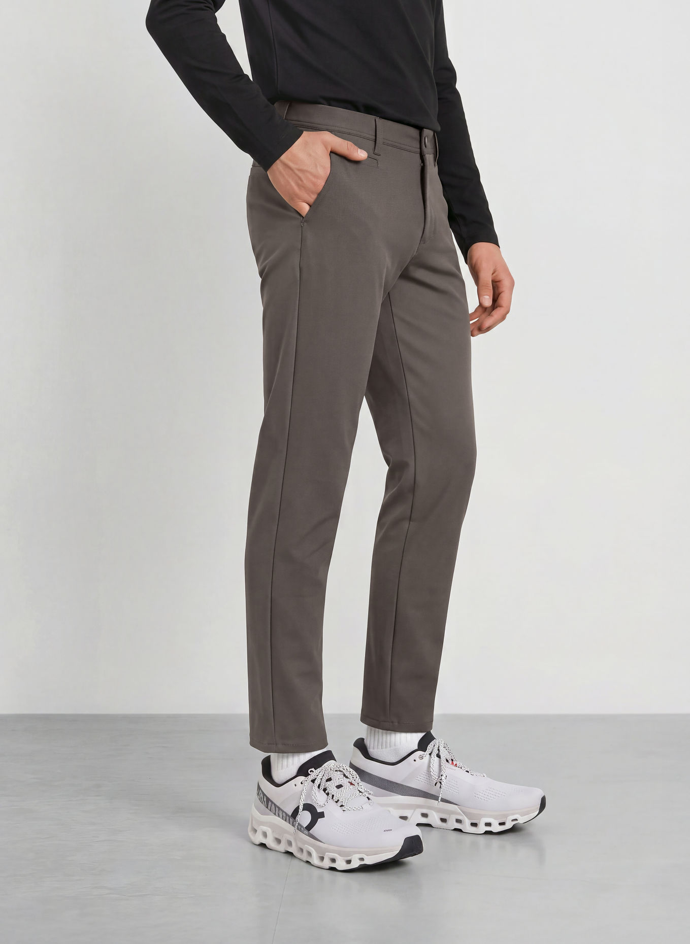 ALBERTO Pantalon de golf ROOKIE coupe classique: KAKI