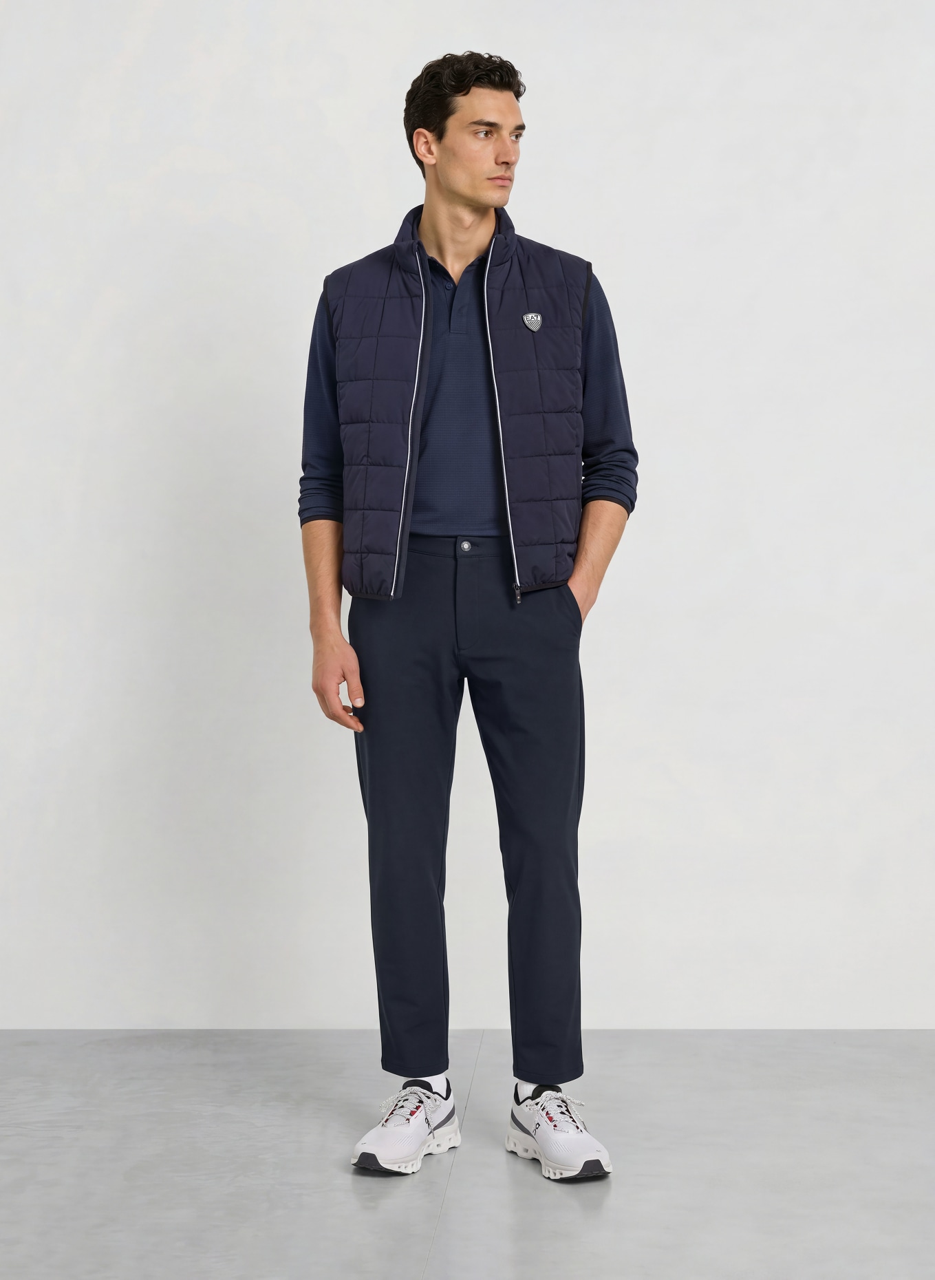 ALBERTO Pantalon de golf LUIS: BLEU FONCÉ