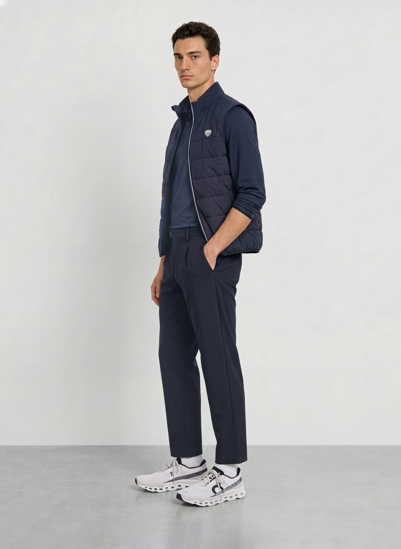 ALBERTO Pantalon de golf LUIS: BLEU FONCÉ