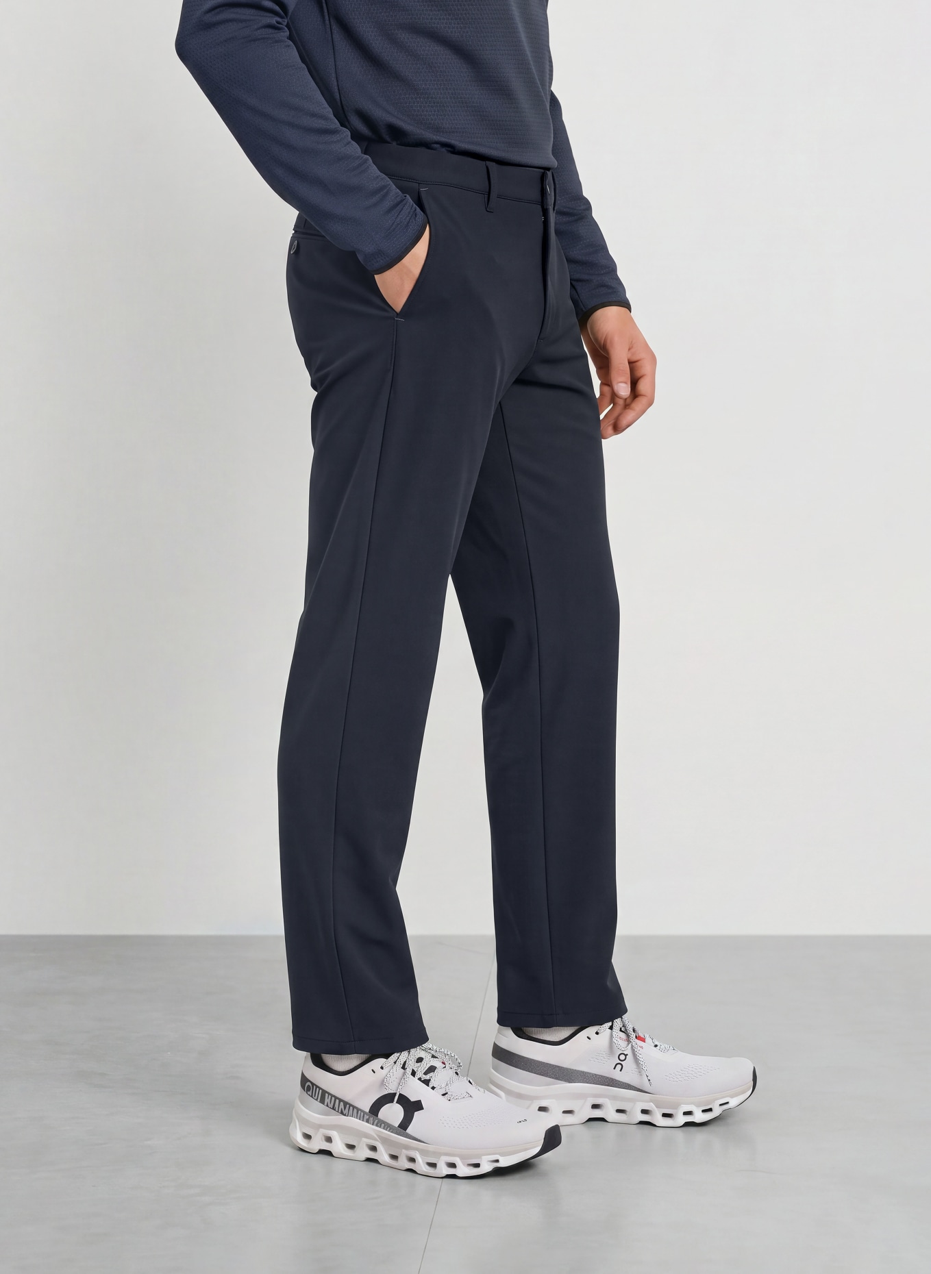 ALBERTO Pantalon de golf LUIS: BLEU FONCÉ