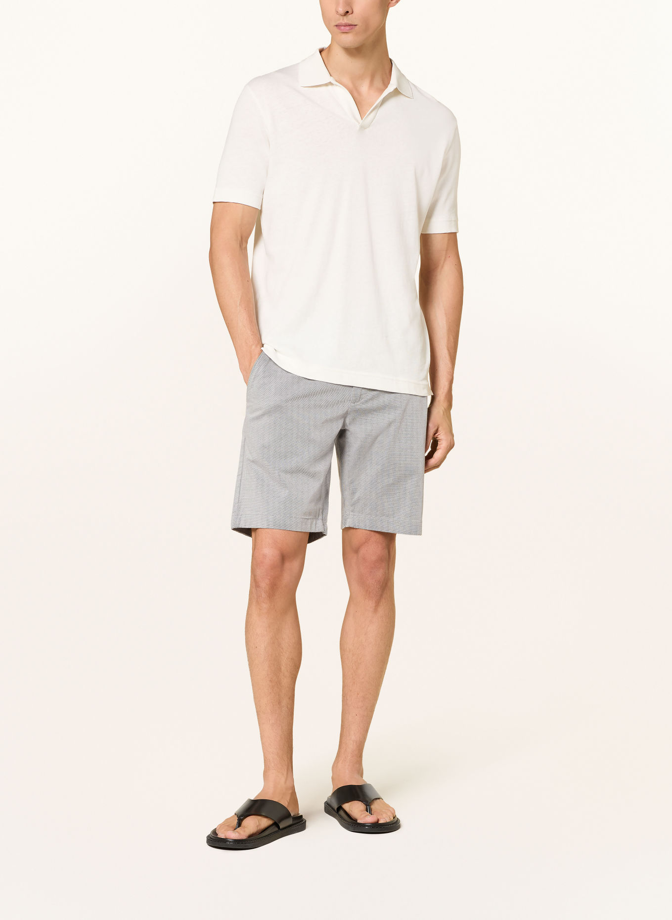 Marc O'Polo Chinoshorts: MÖRKBLÅ / VIT