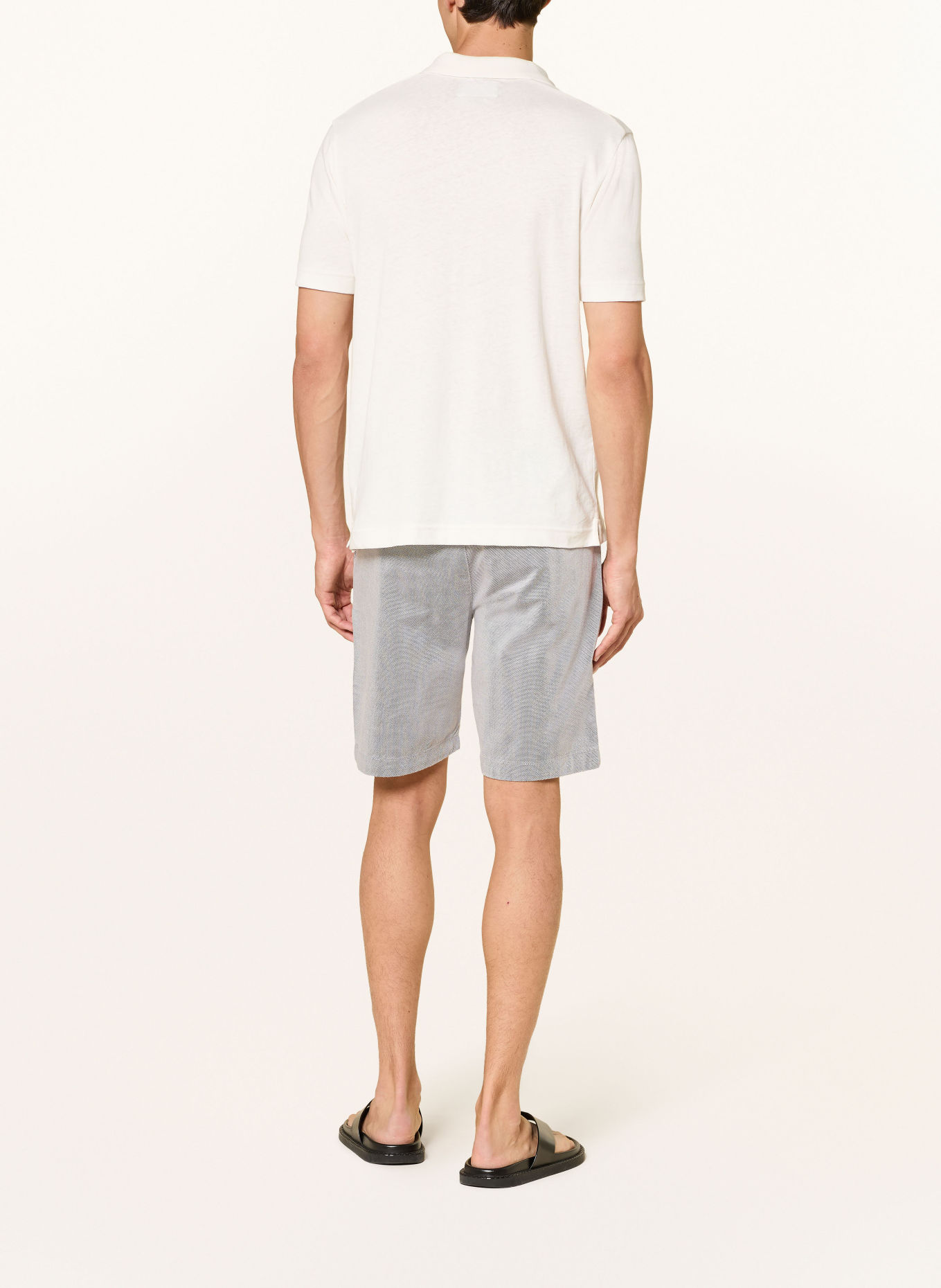 Marc O'Polo Chinoshorts: MÖRKBLÅ / VIT