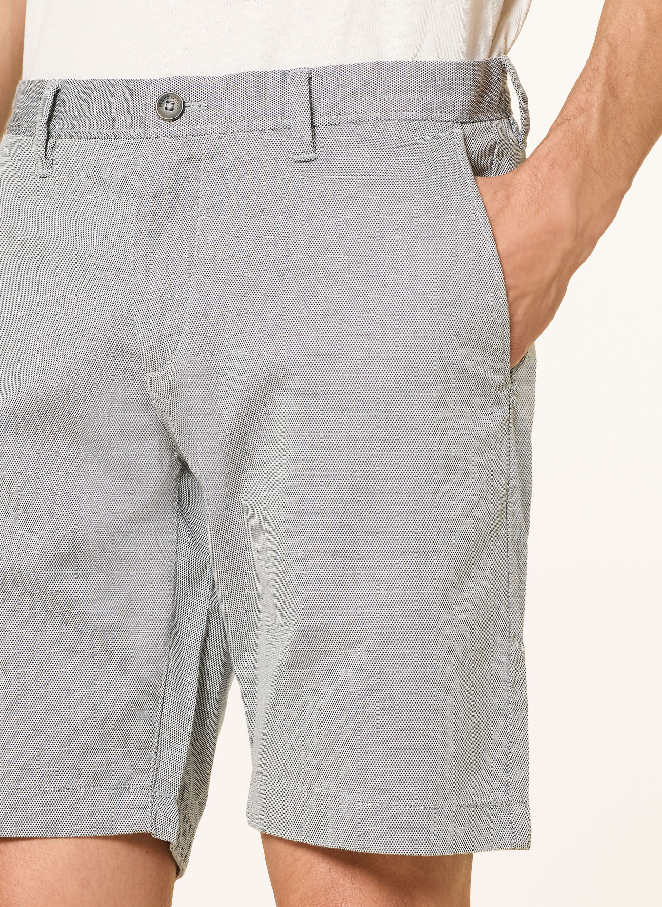 Marc O'Polo Chinoshorts: MÖRKBLÅ / VIT