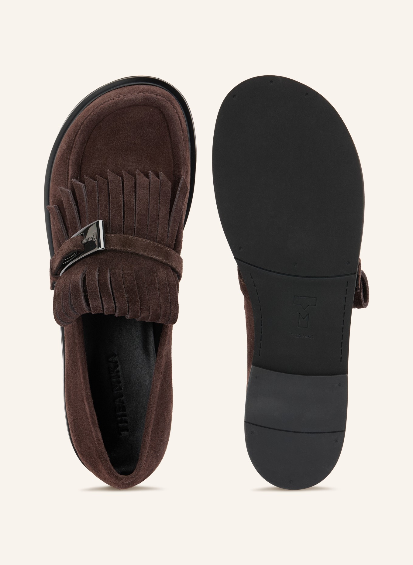 THEA MIKA ODELIA Loafers: DARK BROWN