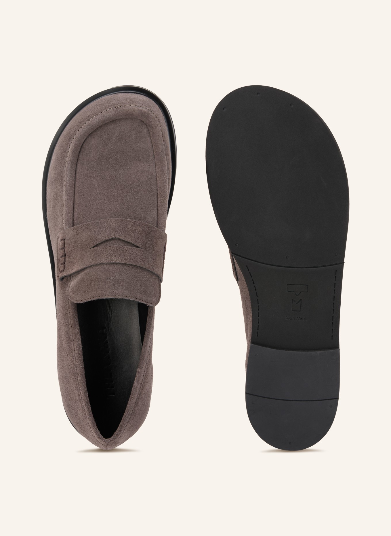 THEA MIKA Pennyloafer OLA: GRIJS