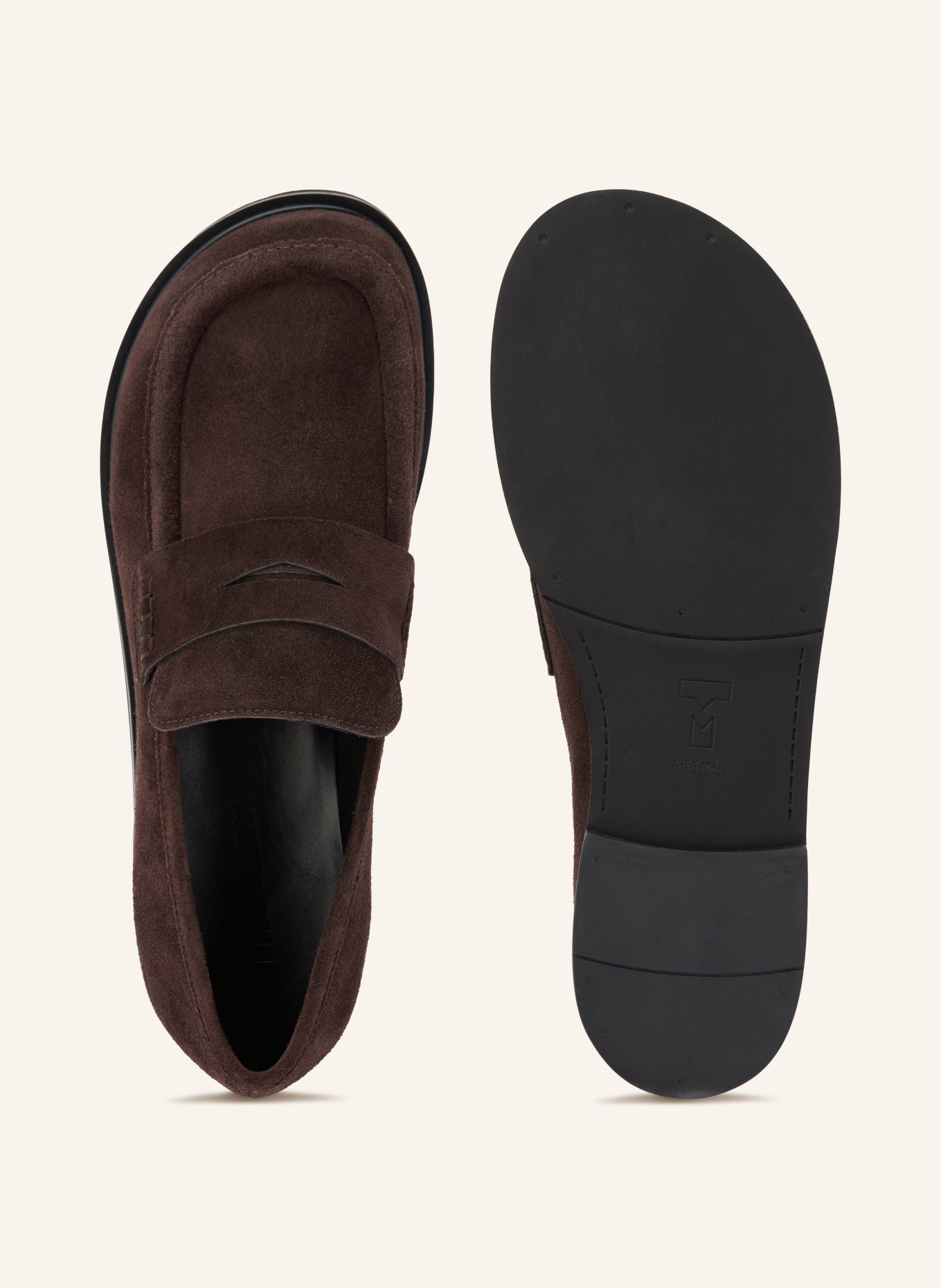 THEA MIKA Pennyloafer OLA: MARRON FONCÉ