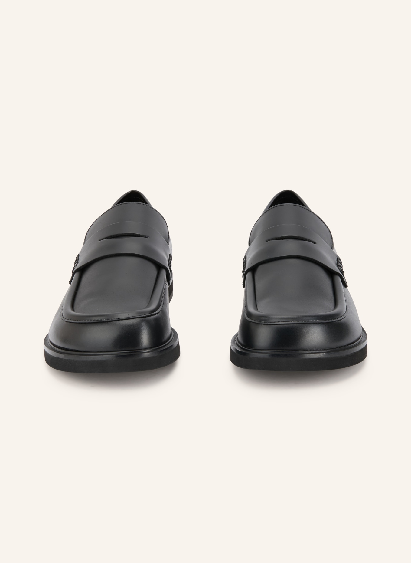 THEA MIKA OLA Penny loafer: BLACK