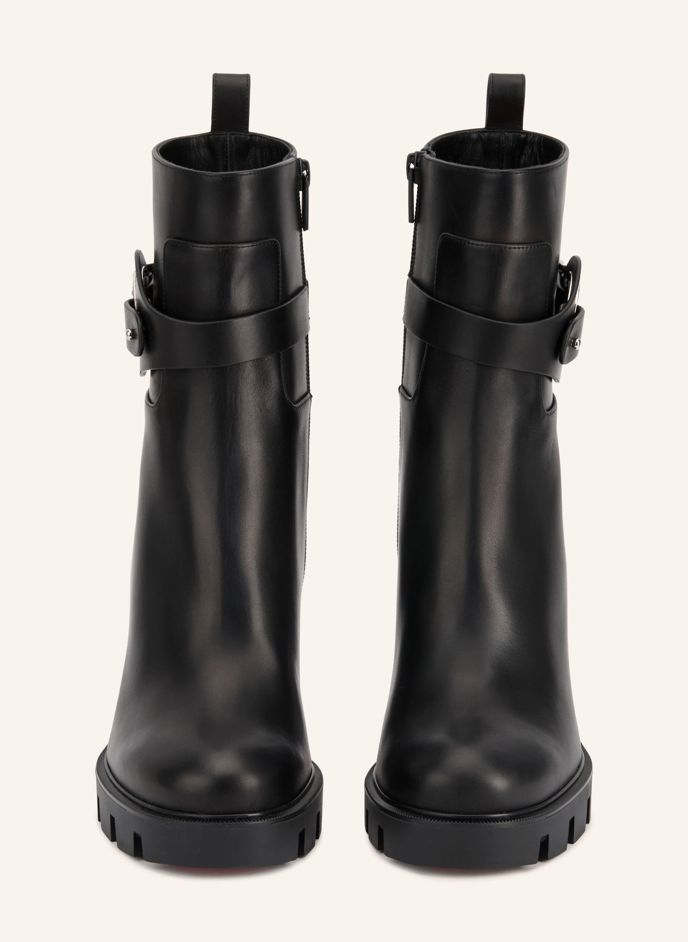 Christian Louboutin Stiefeletten DIANOUCHETTE LUG: SCHWARZ / SILBER