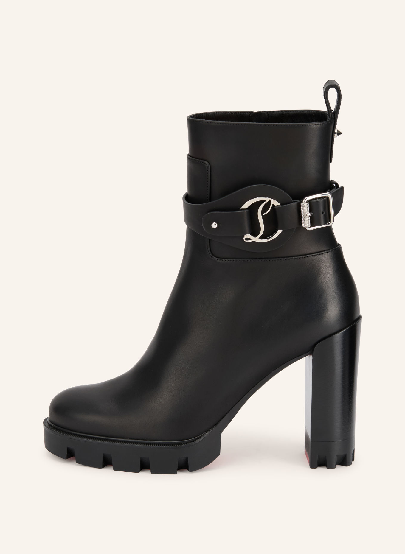 Christian Louboutin Stiefeletten DIANOUCHETTE LUG: SCHWARZ / SILBER