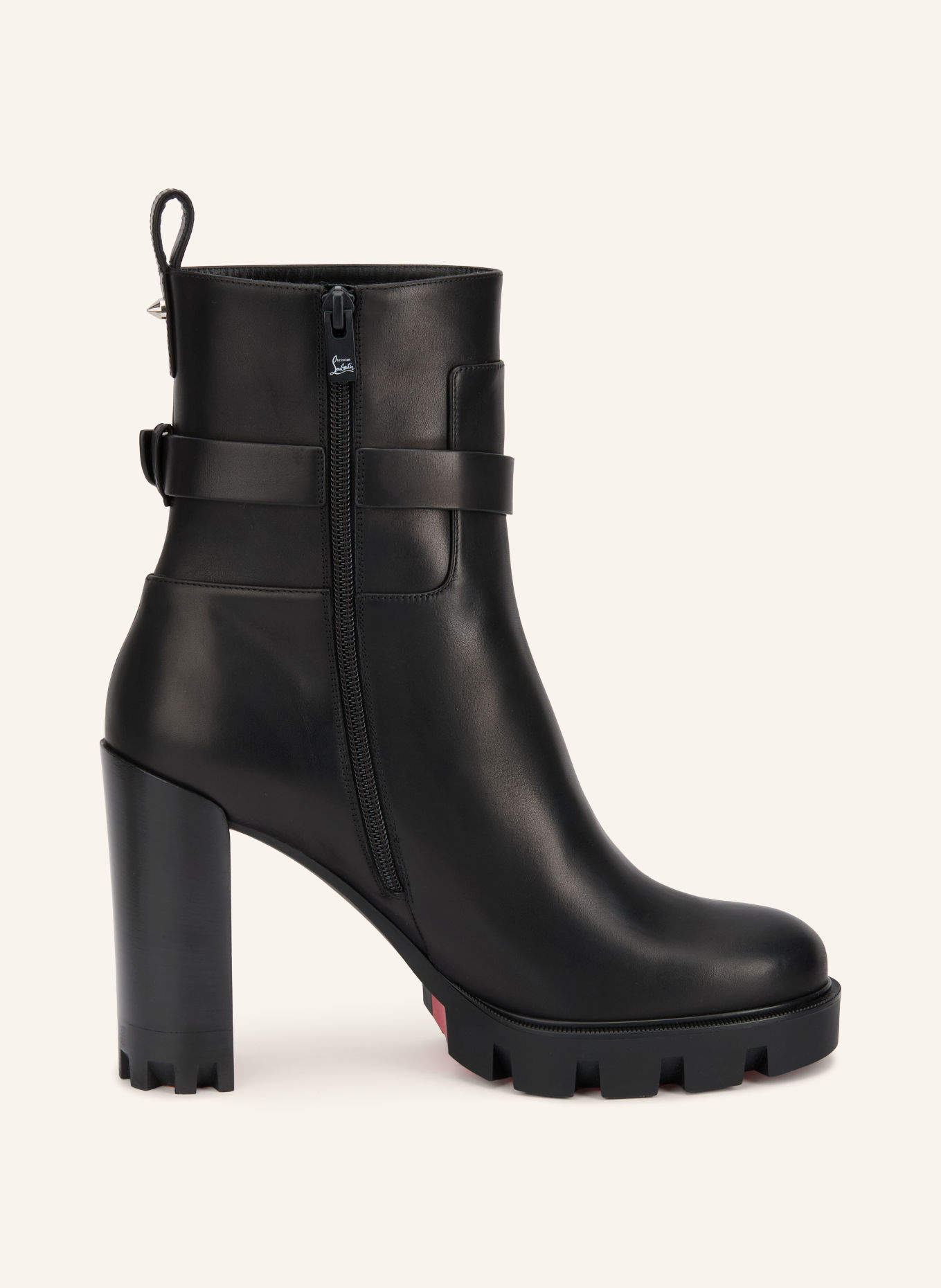 Christian Louboutin Stiefeletten DIANOUCHETTE LUG: SCHWARZ / SILBER