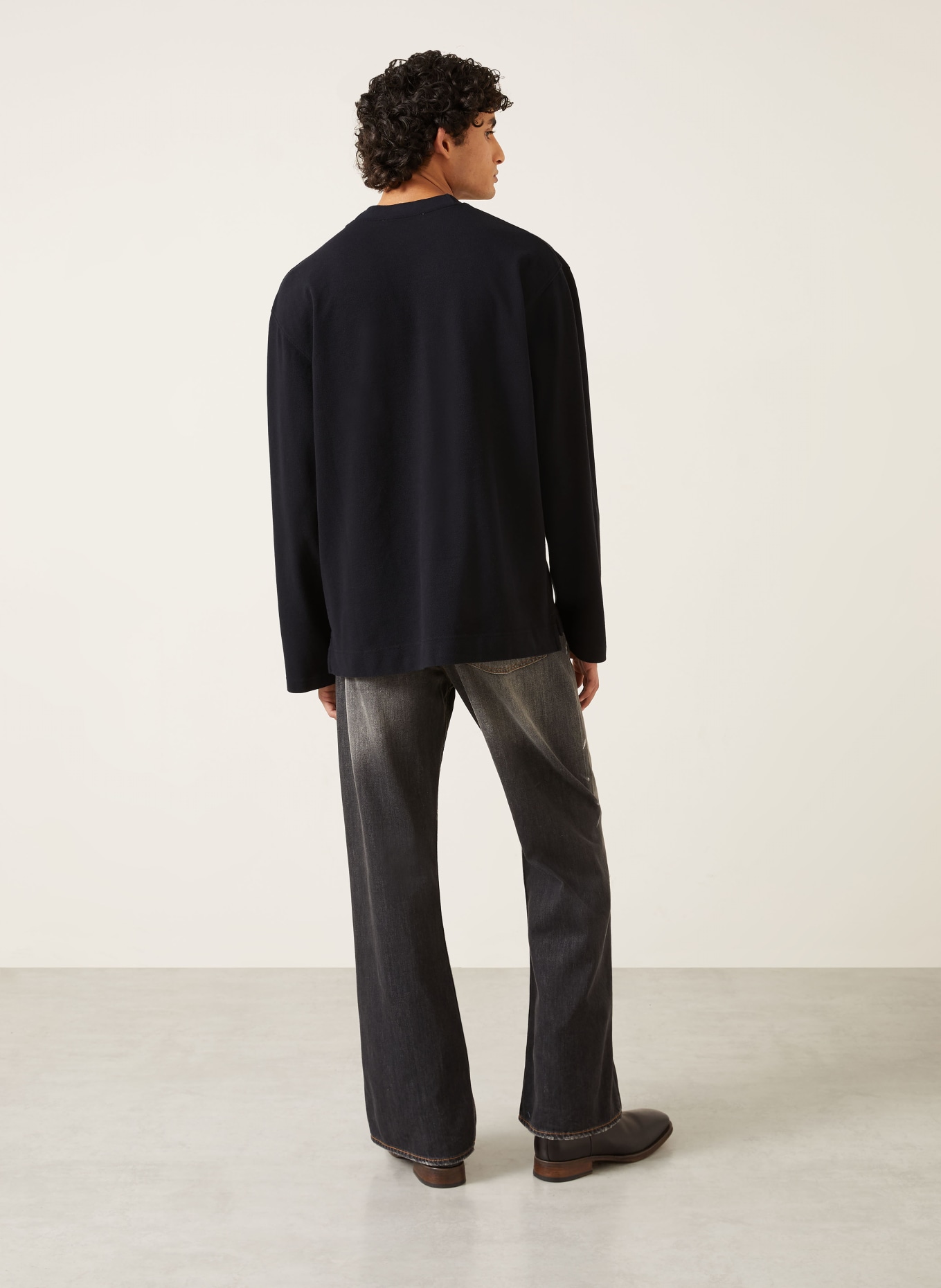 Acne Studios Koszulka z długim rękawem: CZARNY