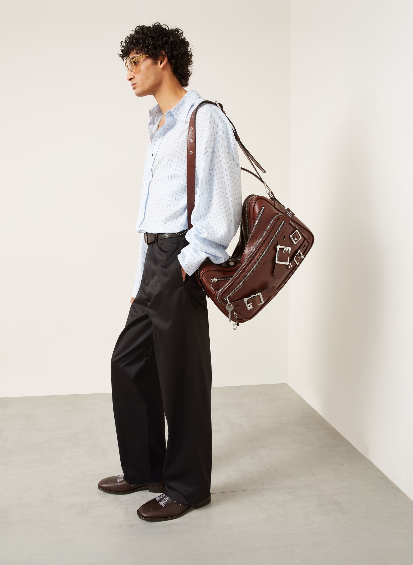 Acne Studios Broek met normale pasvorm: ZWART