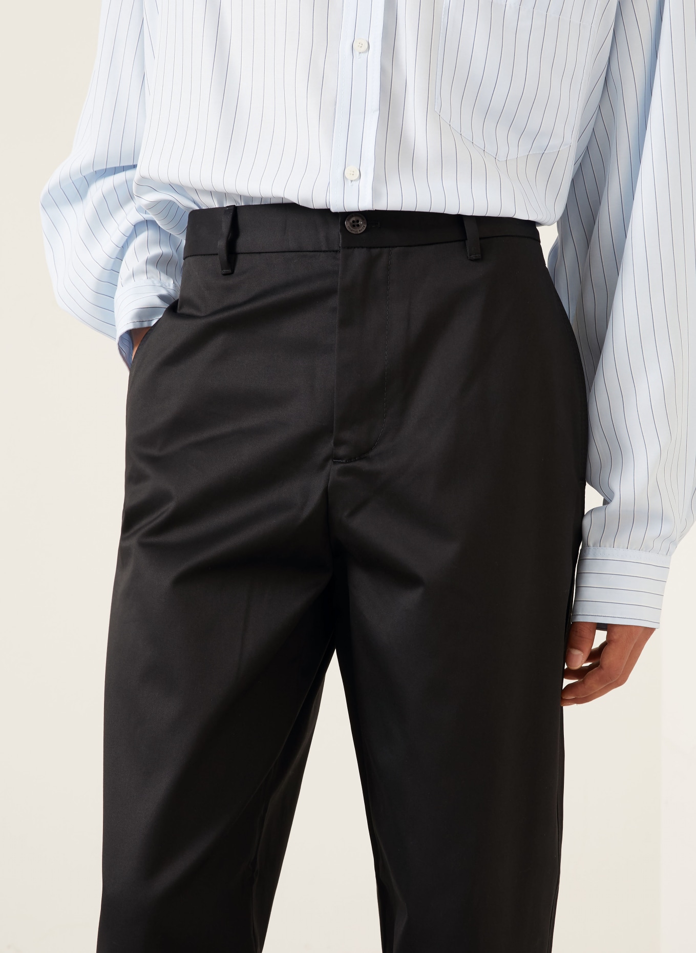 Acne Studios Broek met normale pasvorm: ZWART