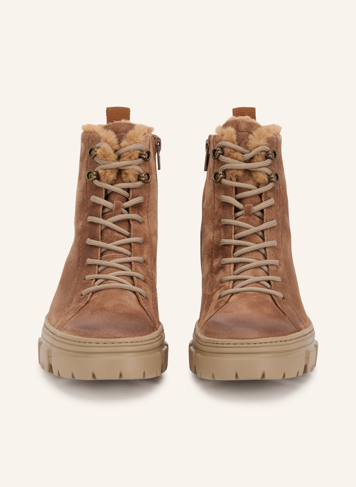 paul green Schnürboots: BRAUN