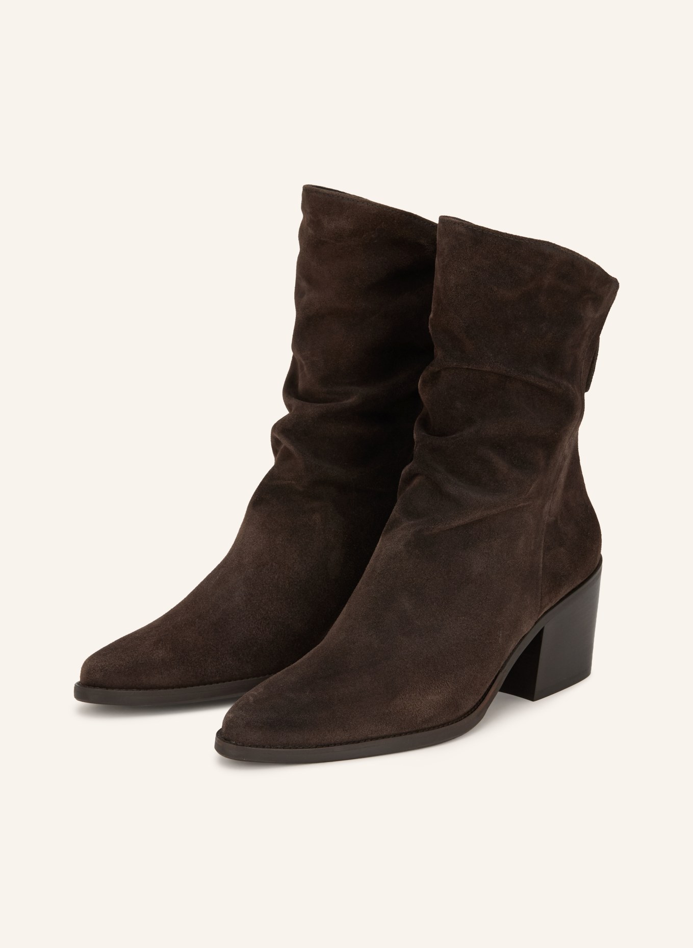 paul green Ankle boots: DARK BROWN