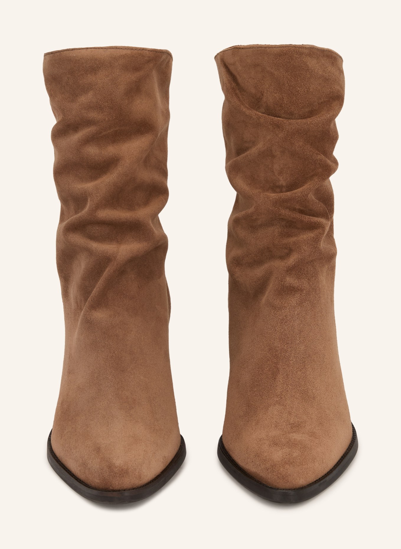 paul green Ankle boots: COGNAC