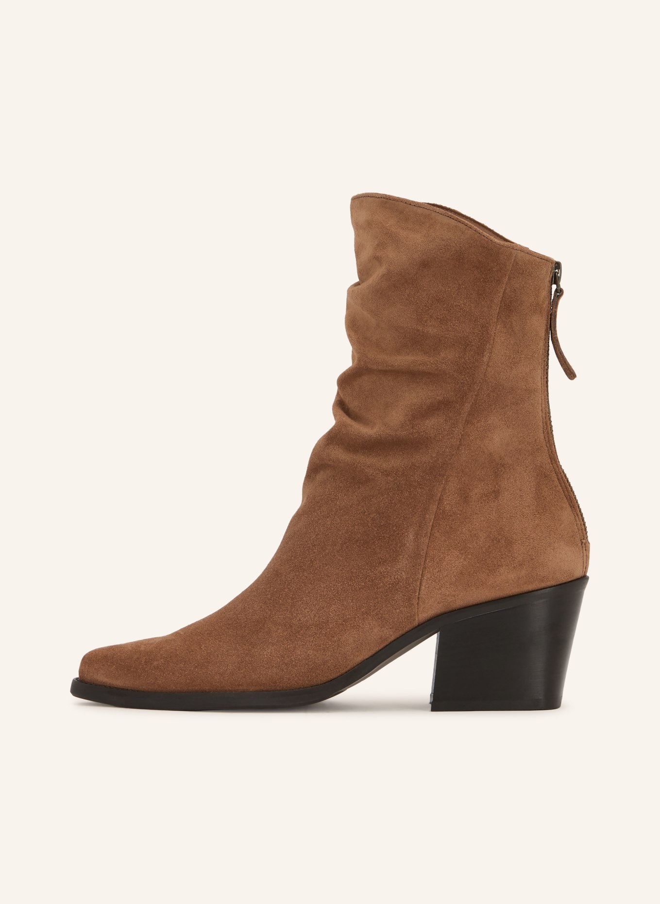 paul green Ankle boots: COGNAC