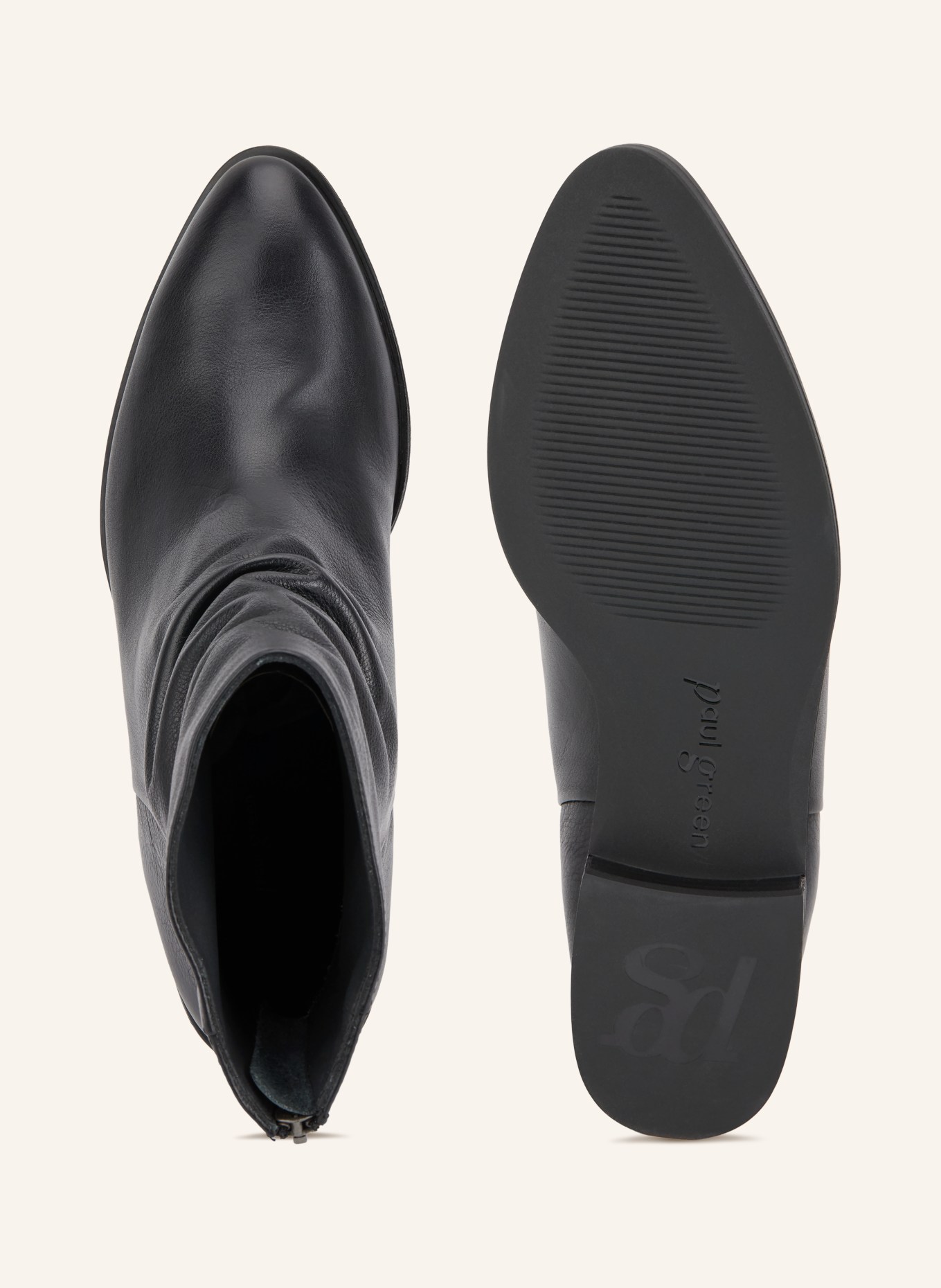 paul green Ankle boots: BLACK