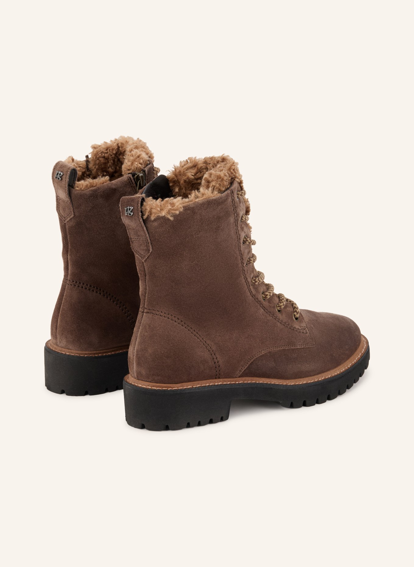 paul green Boots à lacets: TAUPE