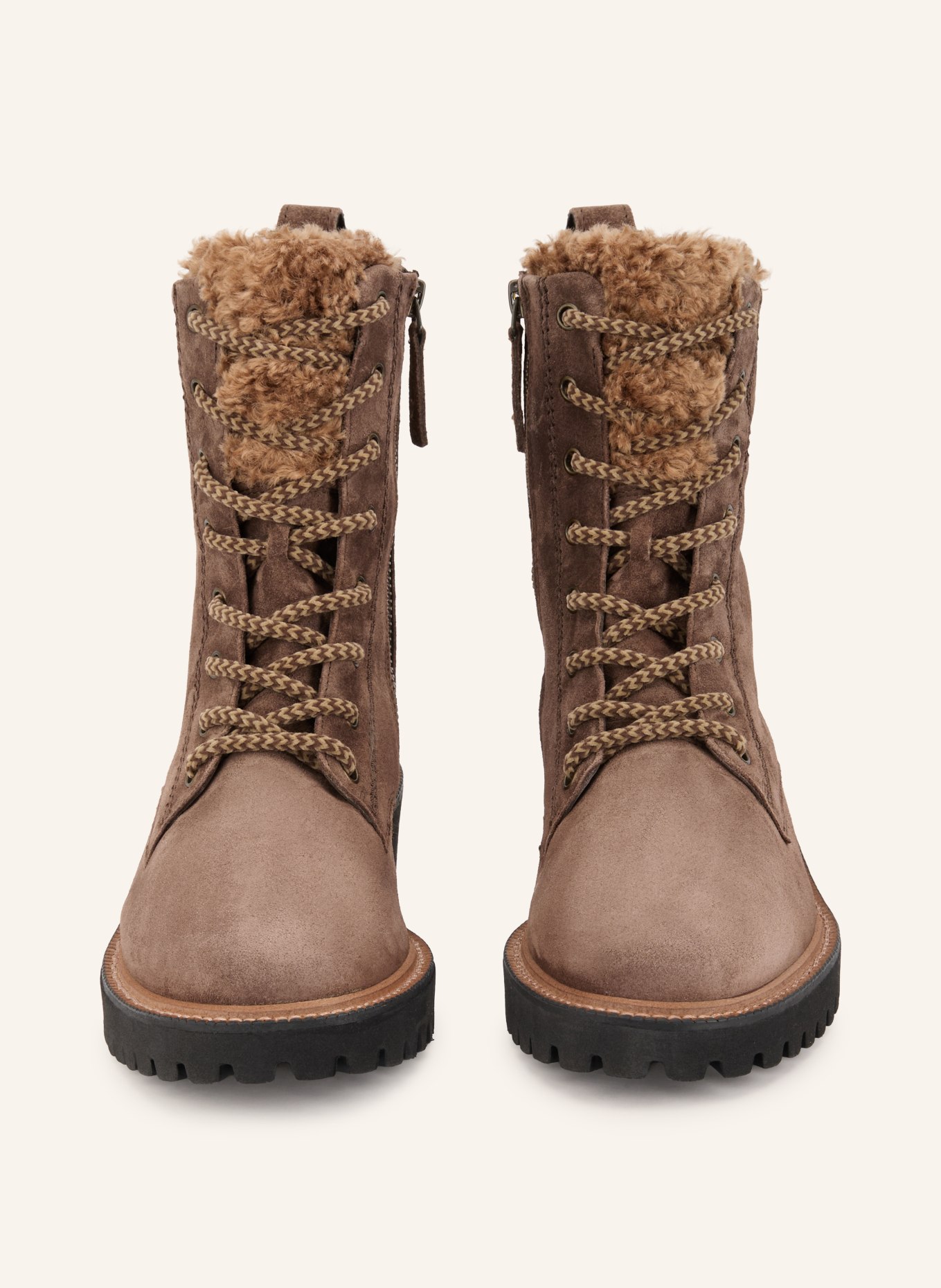 paul green Boots à lacets: TAUPE