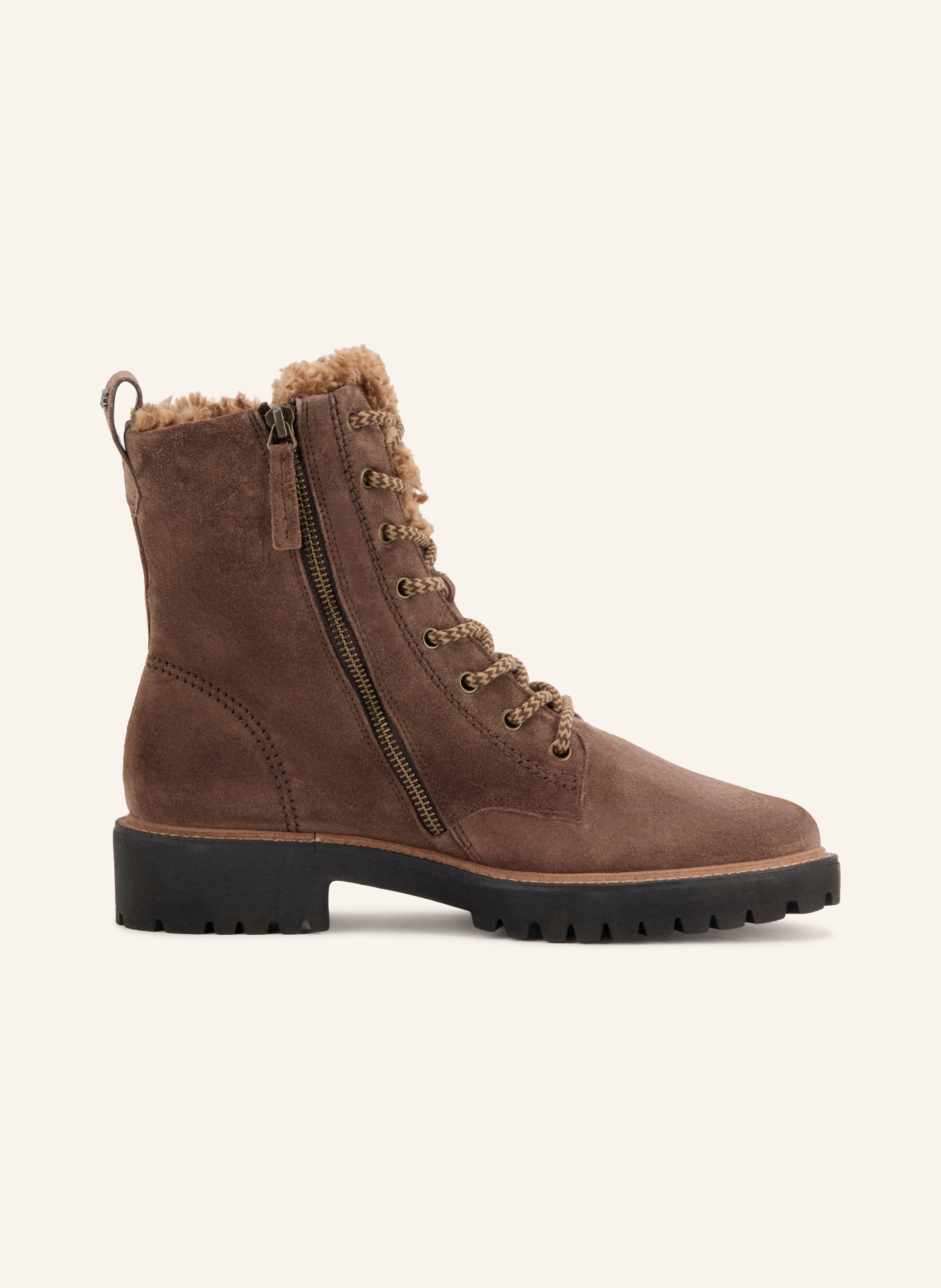 paul green Boots à lacets: TAUPE