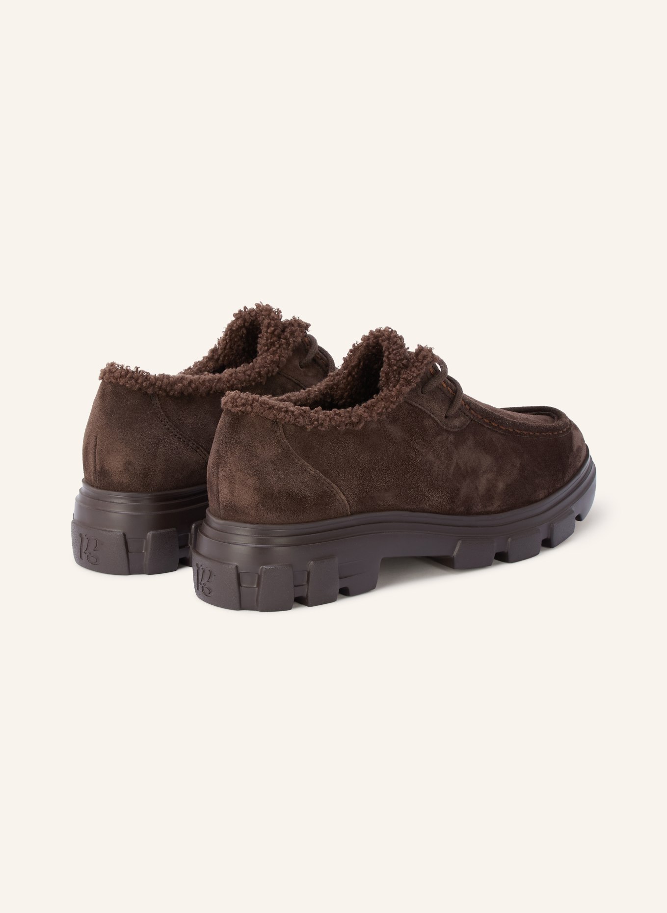 paul green Lace-up shoes: DARK BROWN